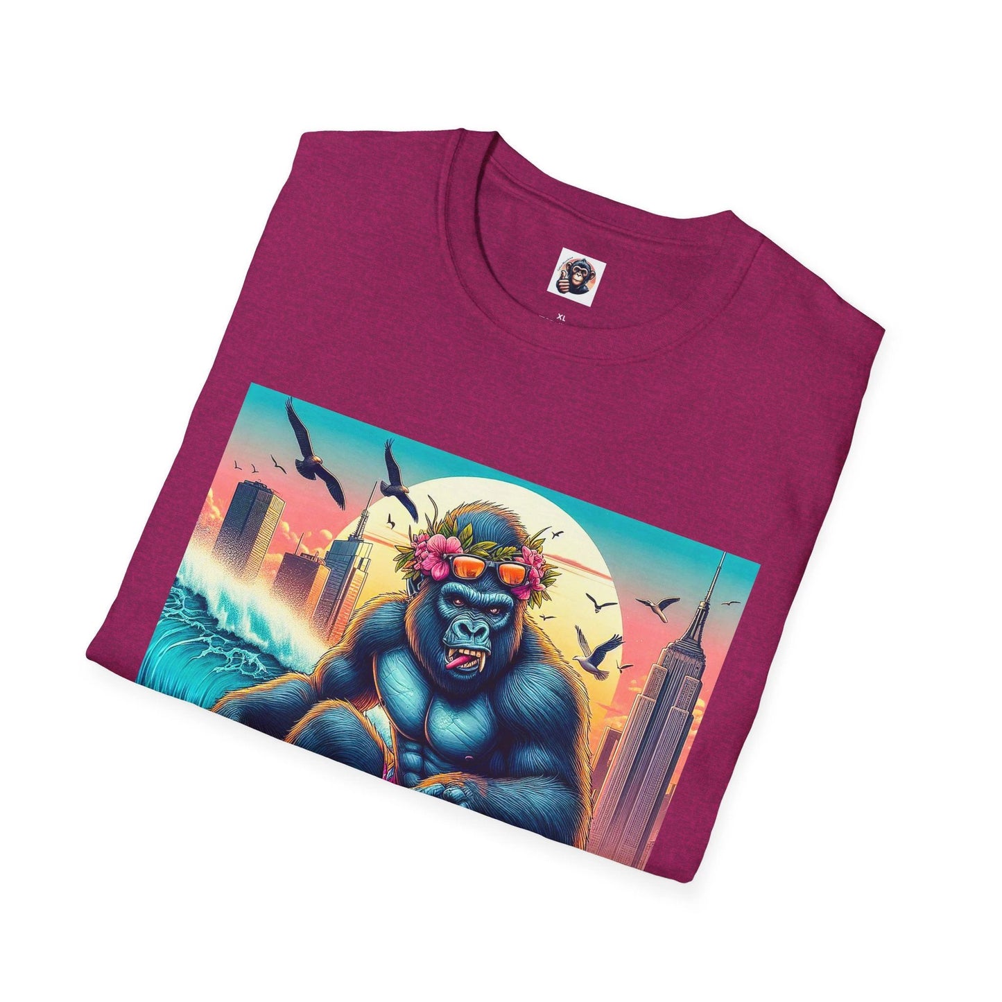 Gorilla pretty surfer by Printify