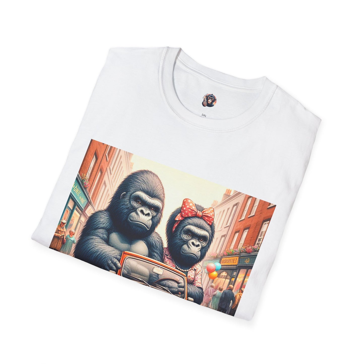Wacky Gorilla angry drivers T-Shirt Printify