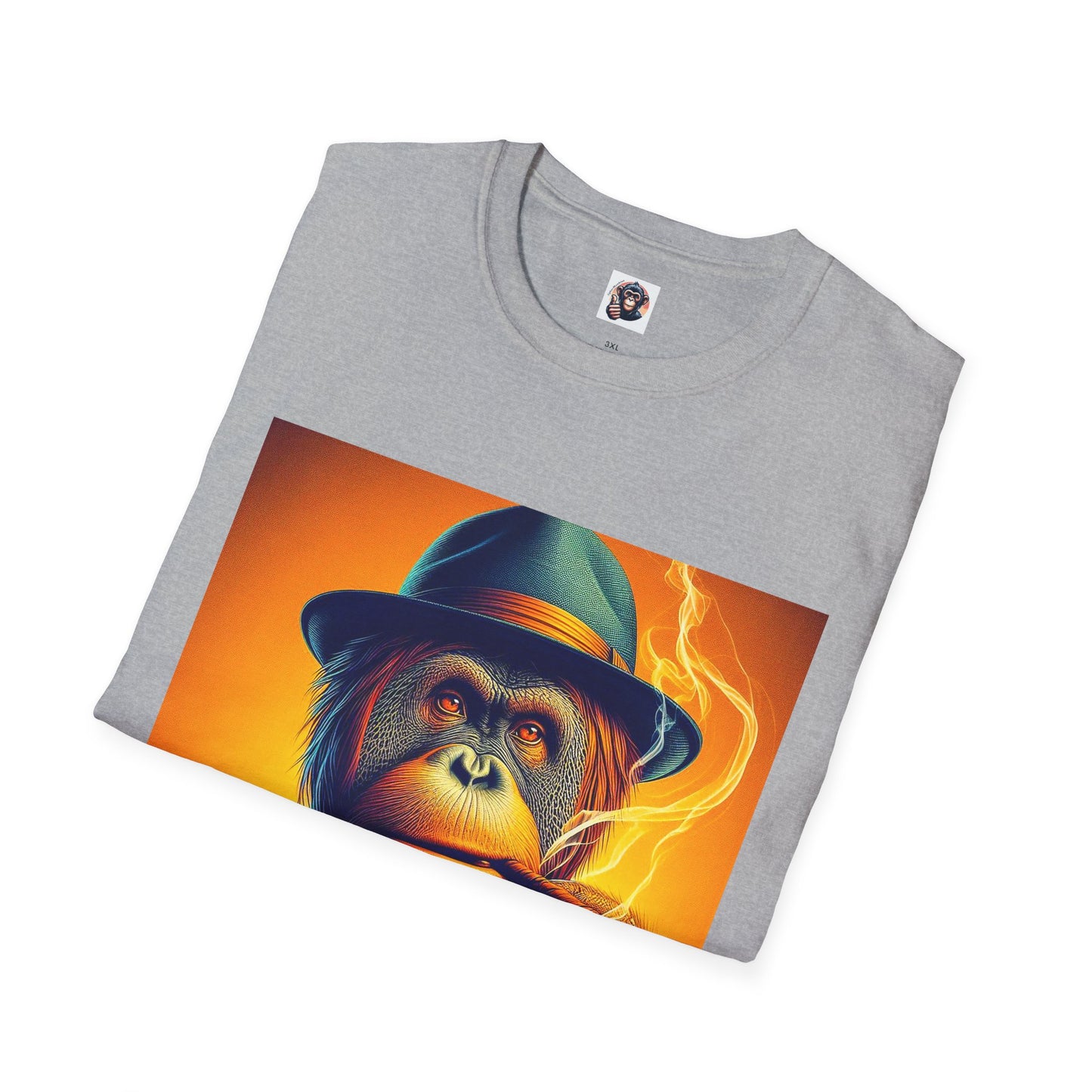 Orangutans whiskey man T-Shirt Printify