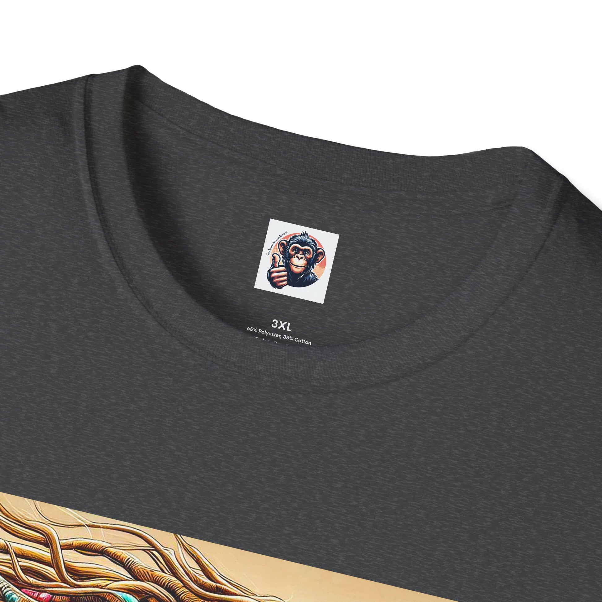 Capuchin Monkey warrior king surfer T-Shirt Printify