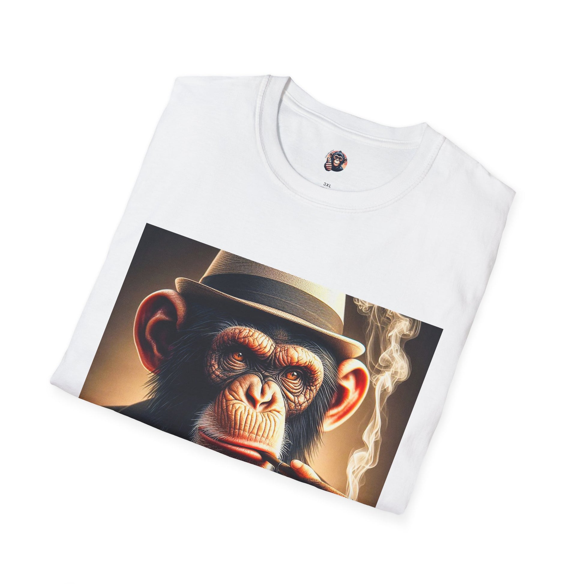 Chimp bar and smoking T-Shirt Printify