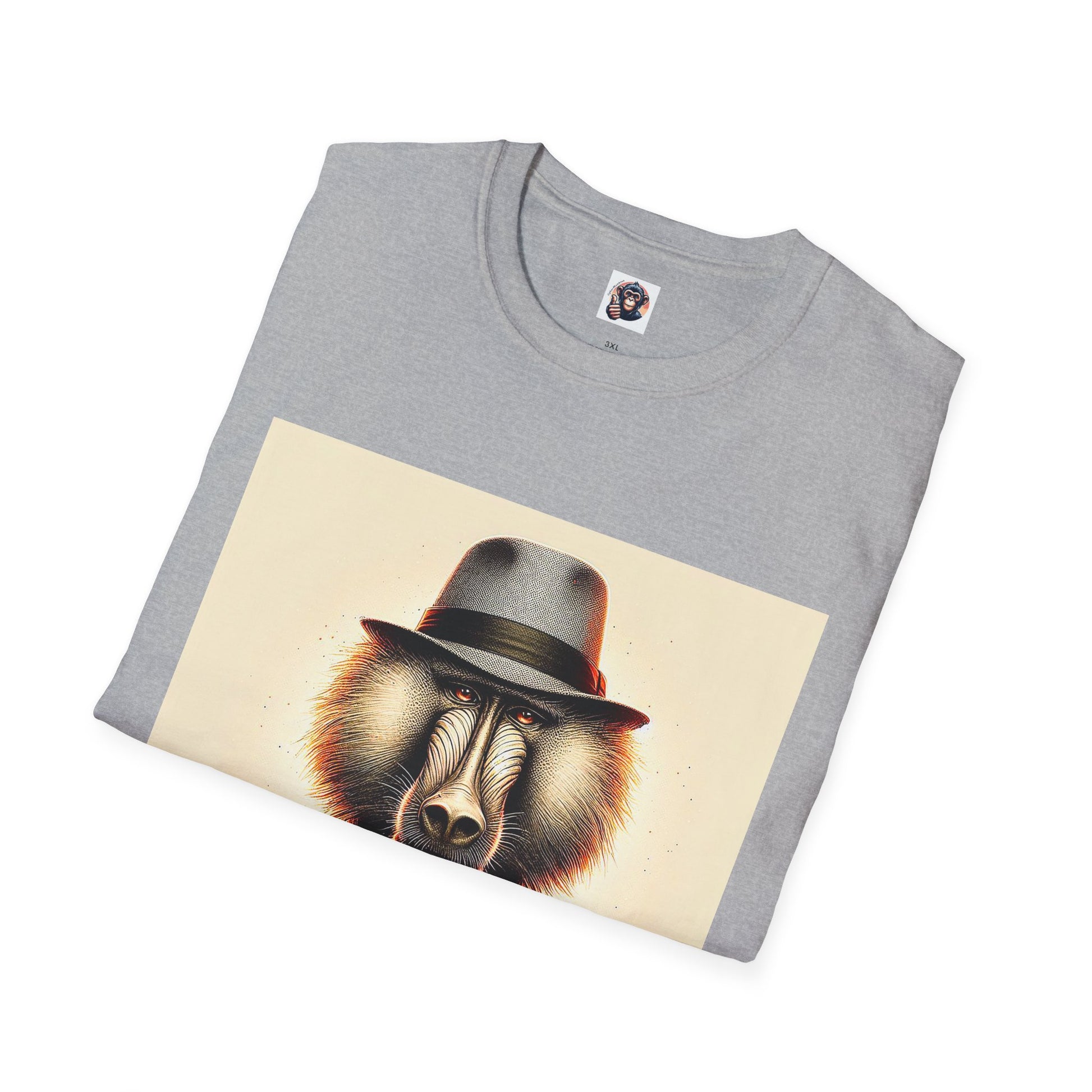 Baboon bow tie cutie T-Shirt Printify