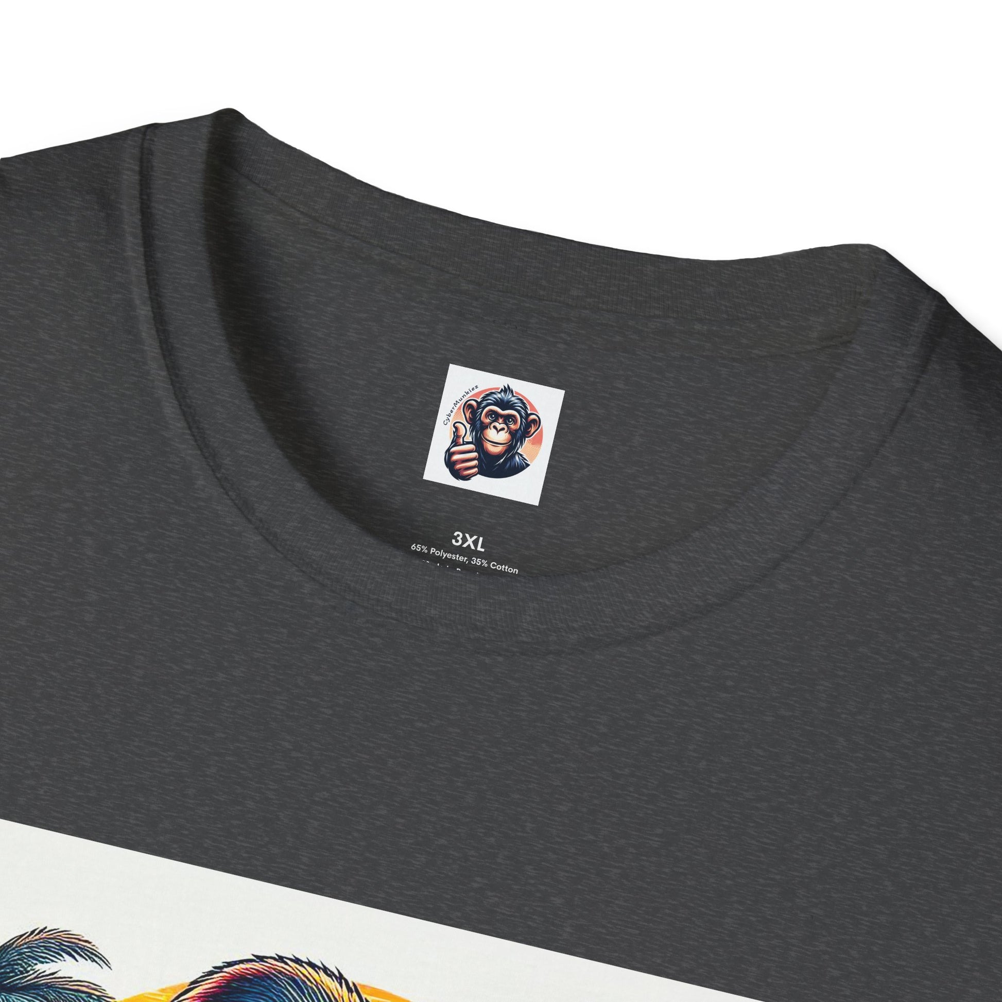 Gorilla surfer dude T-Shirt Printify