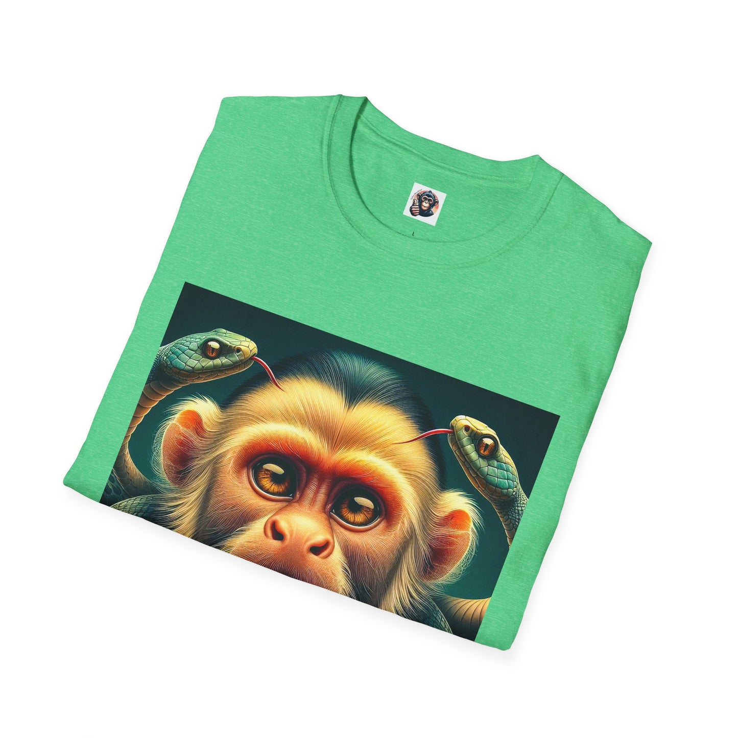 Capuchin Monkey scary snakes shirt