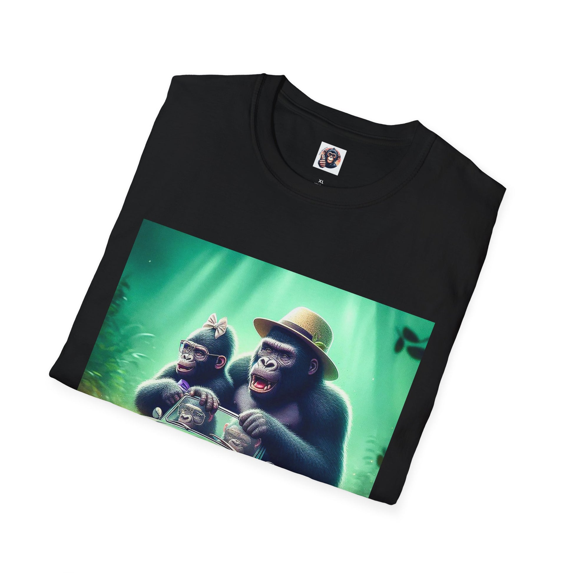Wacky Gorilla crazy drivers T-Shirt Printify