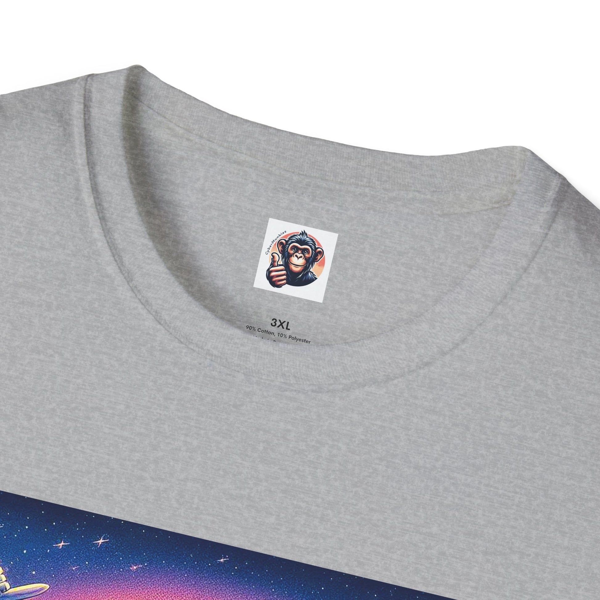 Wacky Gorilla pink car T-Shirt Printify