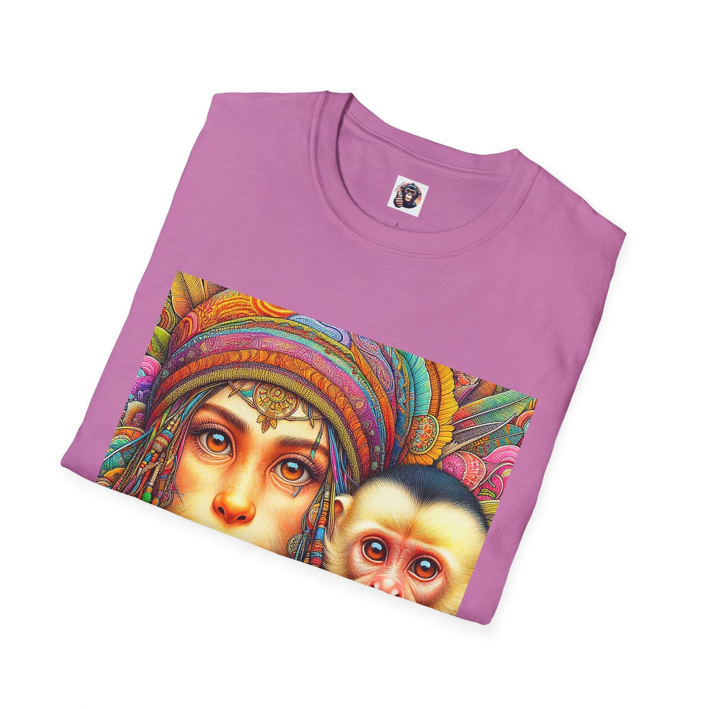 Capuchin Monkey Jamaican girl shirt