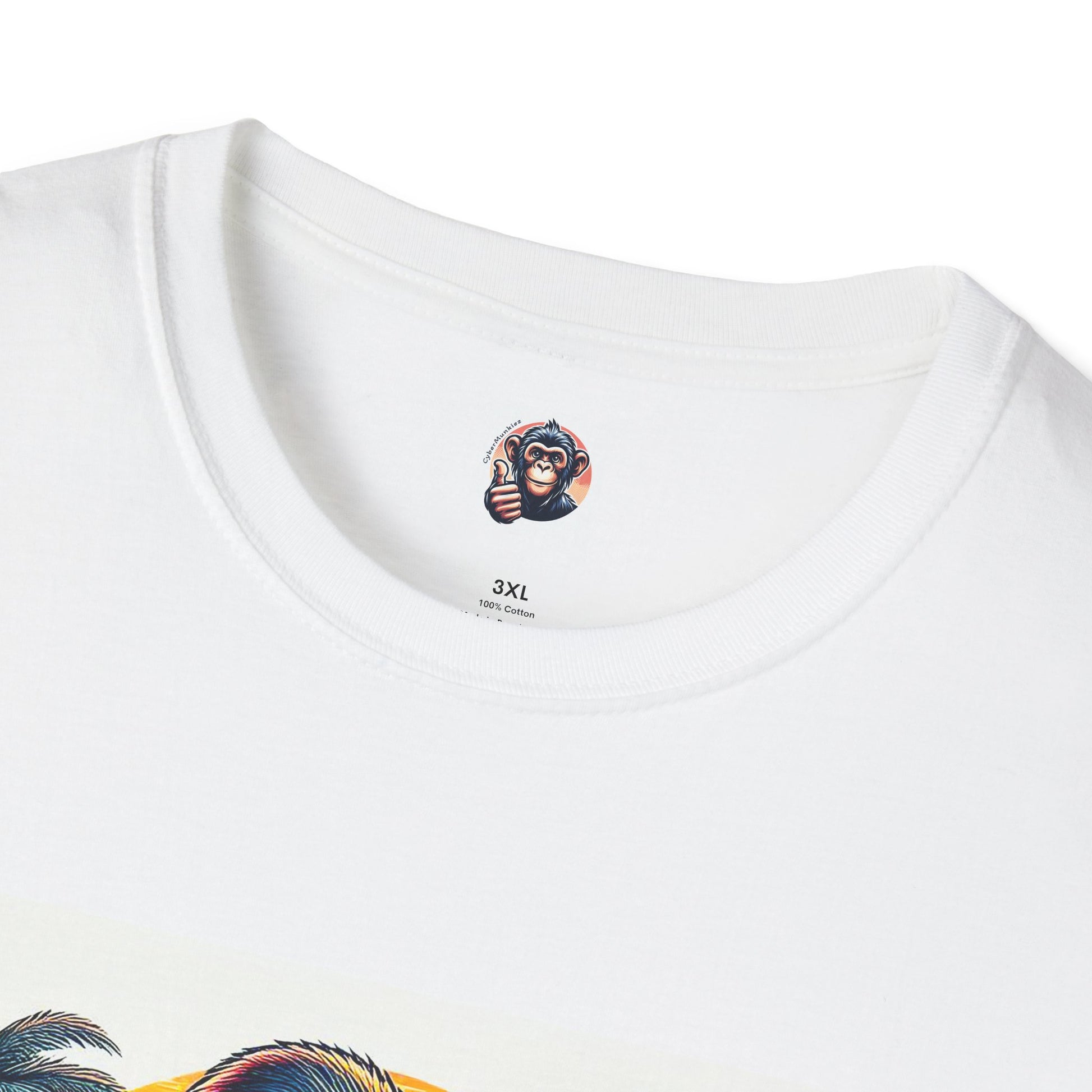 Gorilla surfer dude T-Shirt Printify