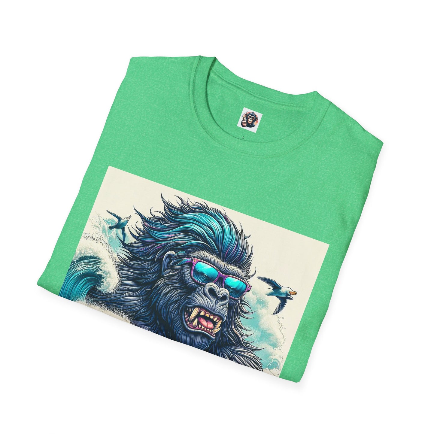 Gorilla surfer dude