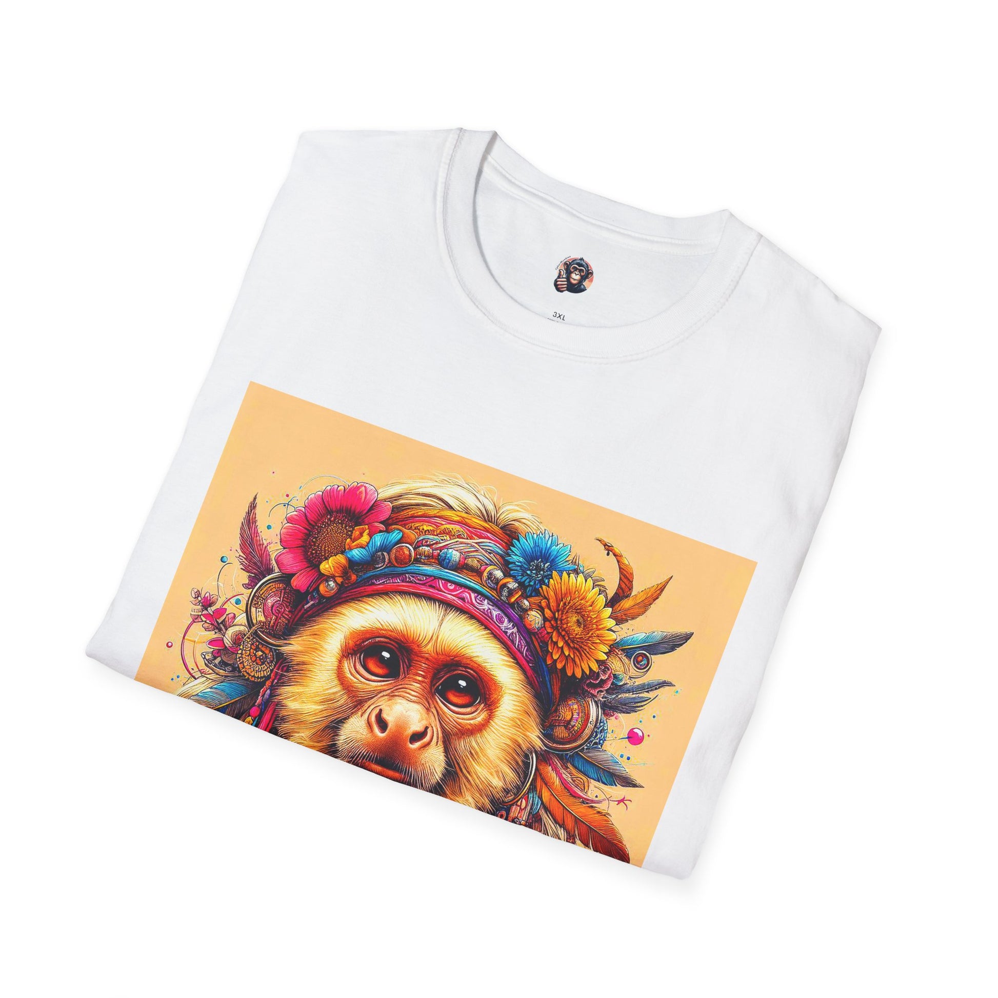 Capuchin Monkey warrior king shirt T-Shirt Printify