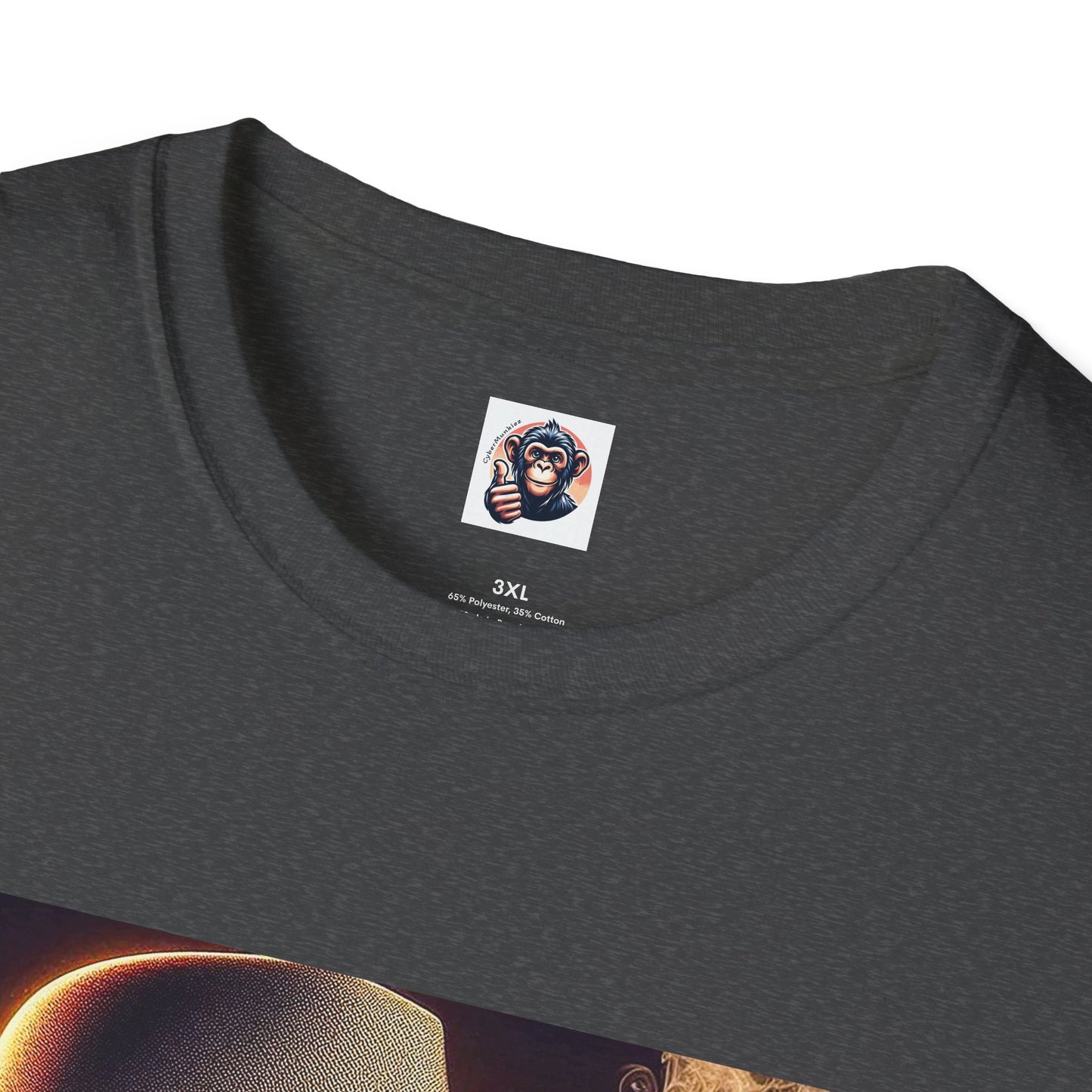 Bonobo whiskey anf cigars T-Shirt Printify