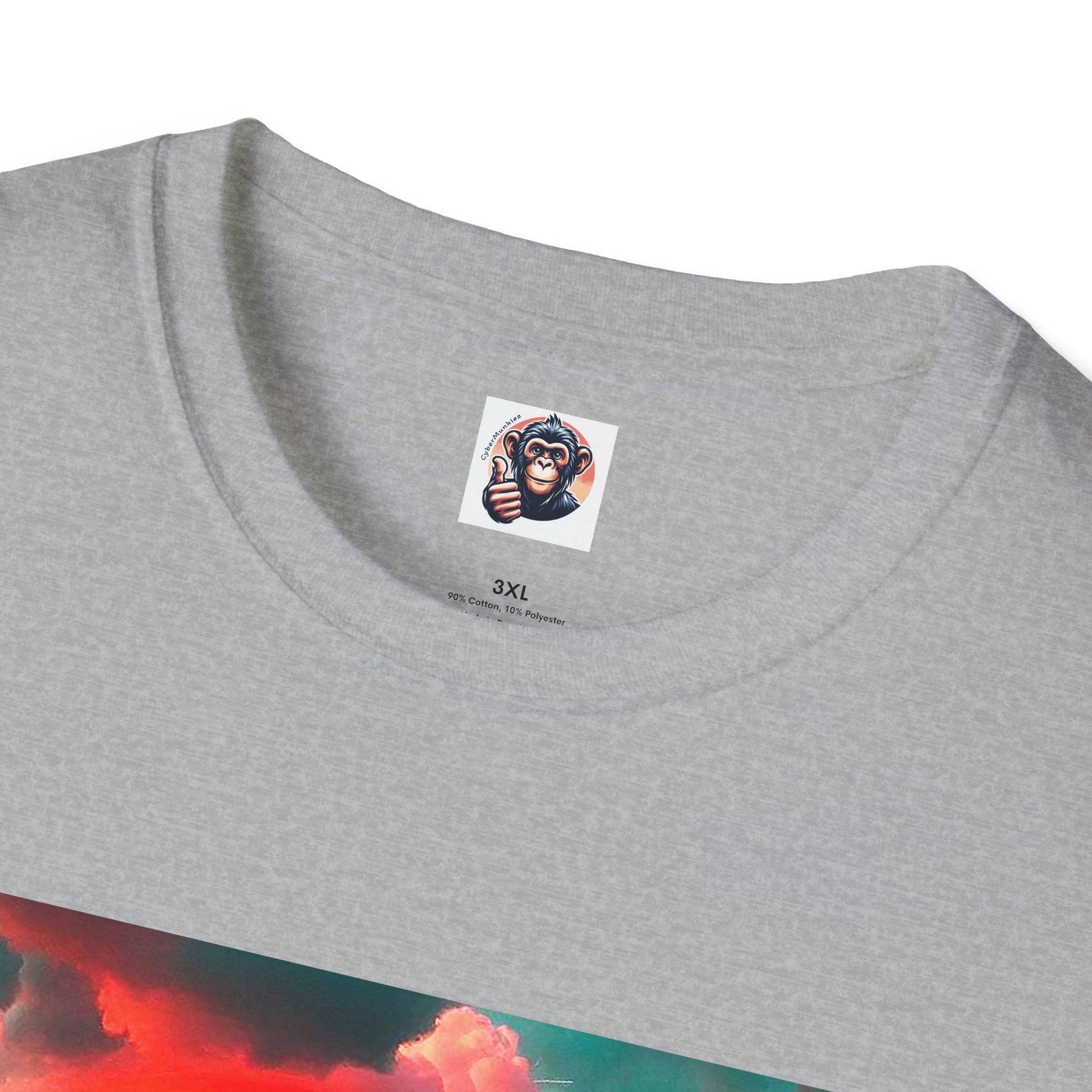 Baboon rainbow bridge T-Shirt Printify