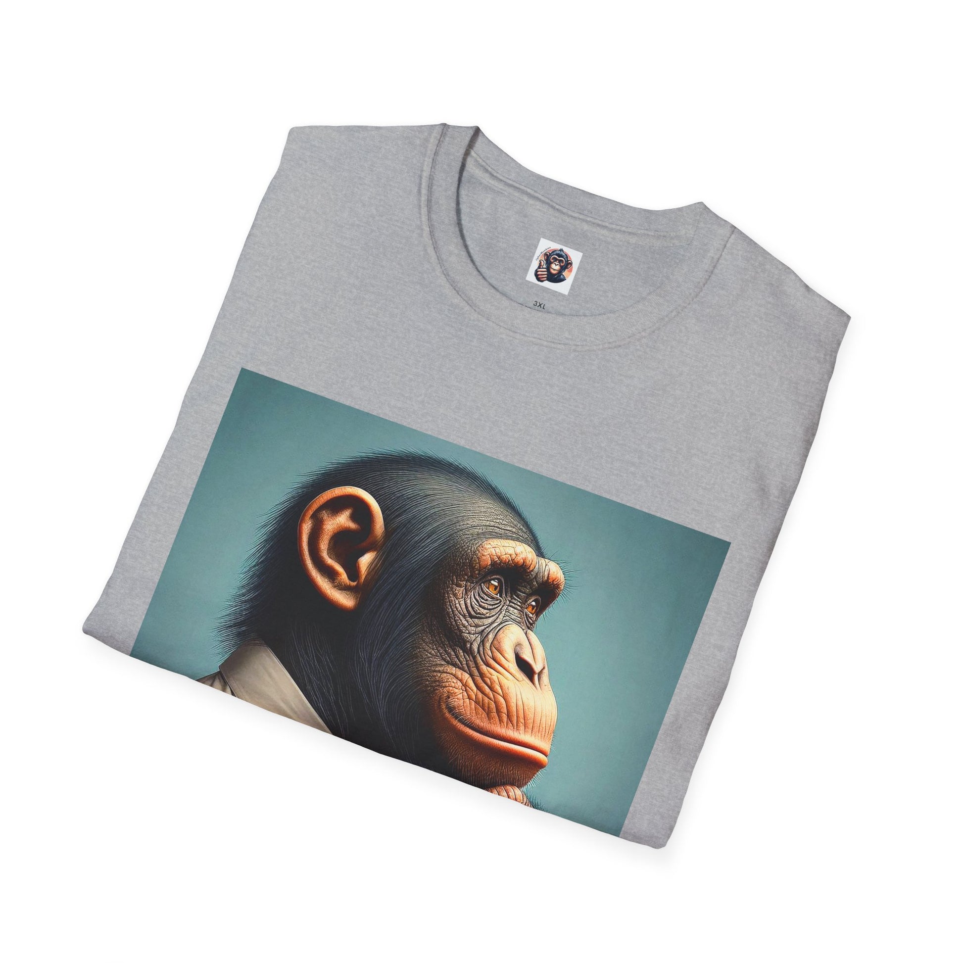 Bonobo business man T-Shirt Printify