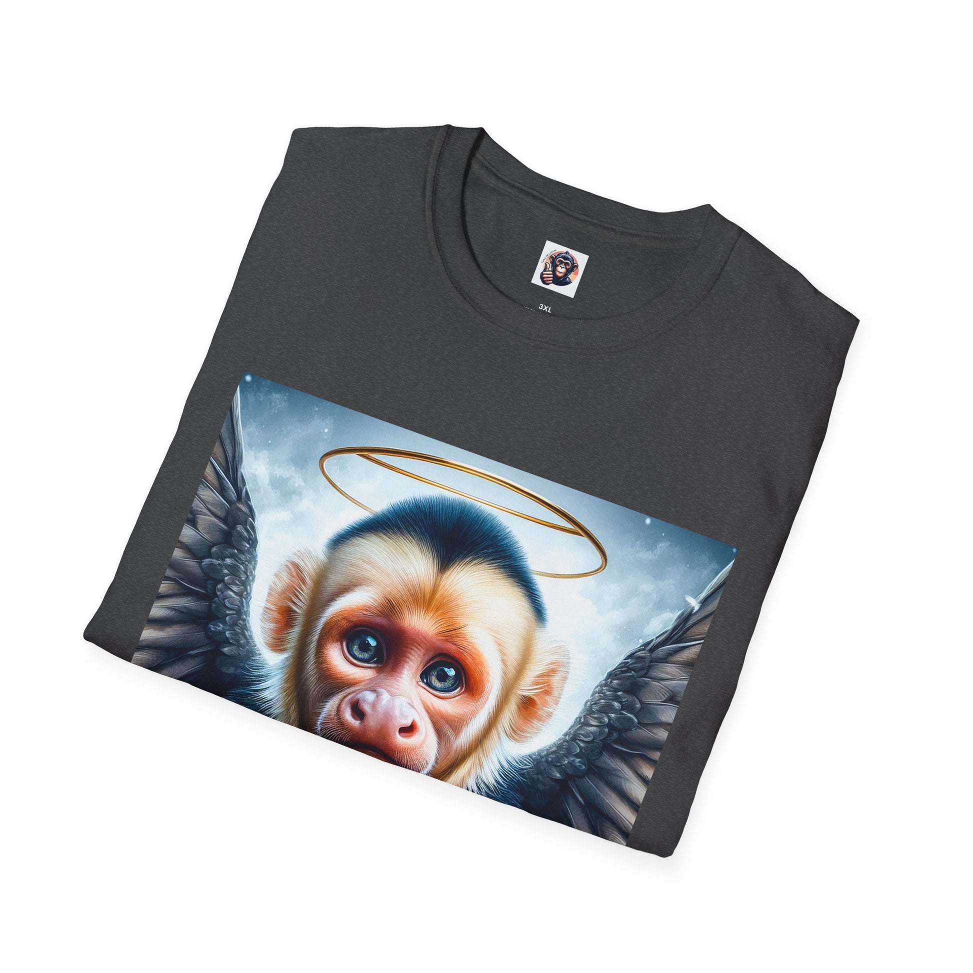 Capuchin Monkey Angel shirt T-Shirt Printify