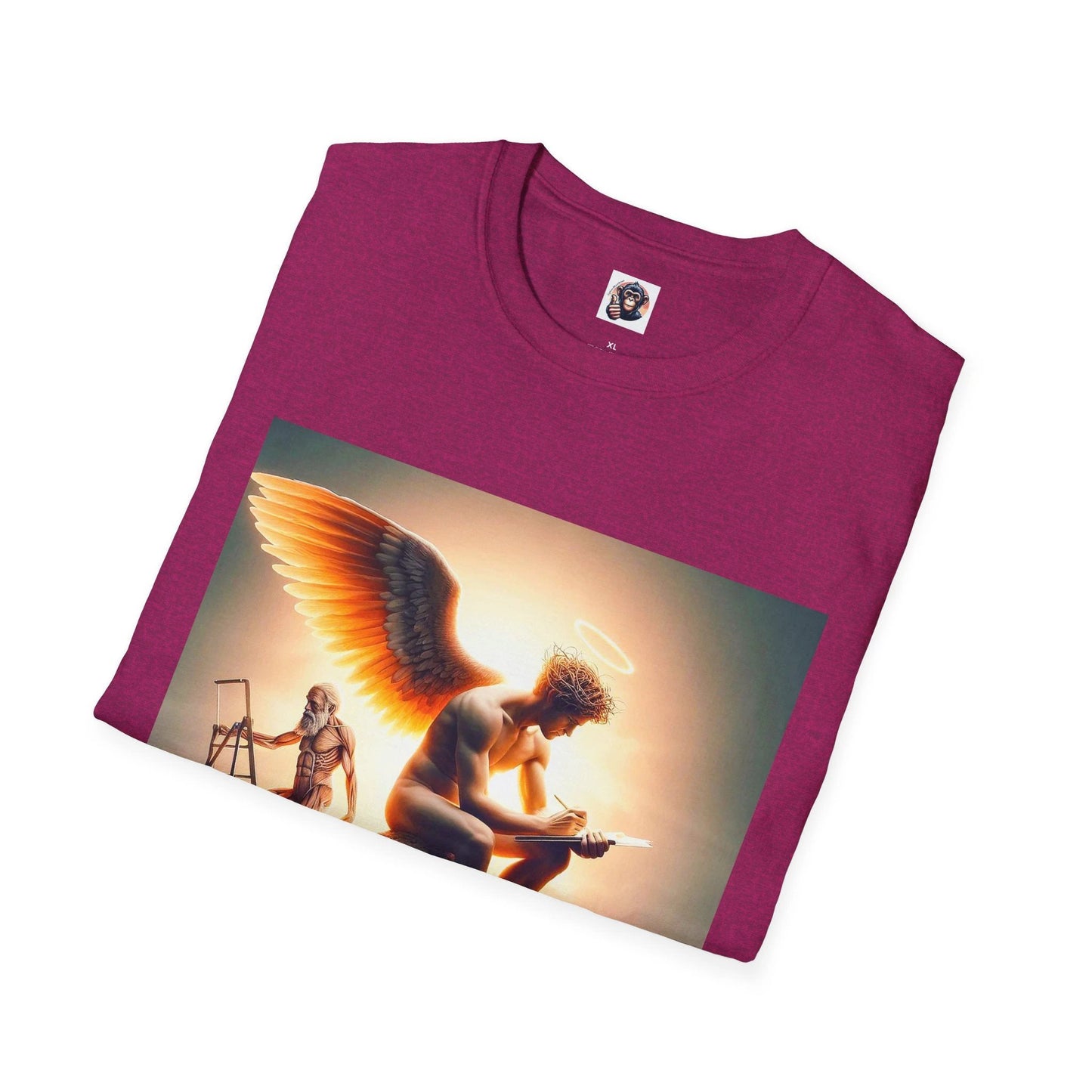 Homo Sapiens Angel reading by Printify