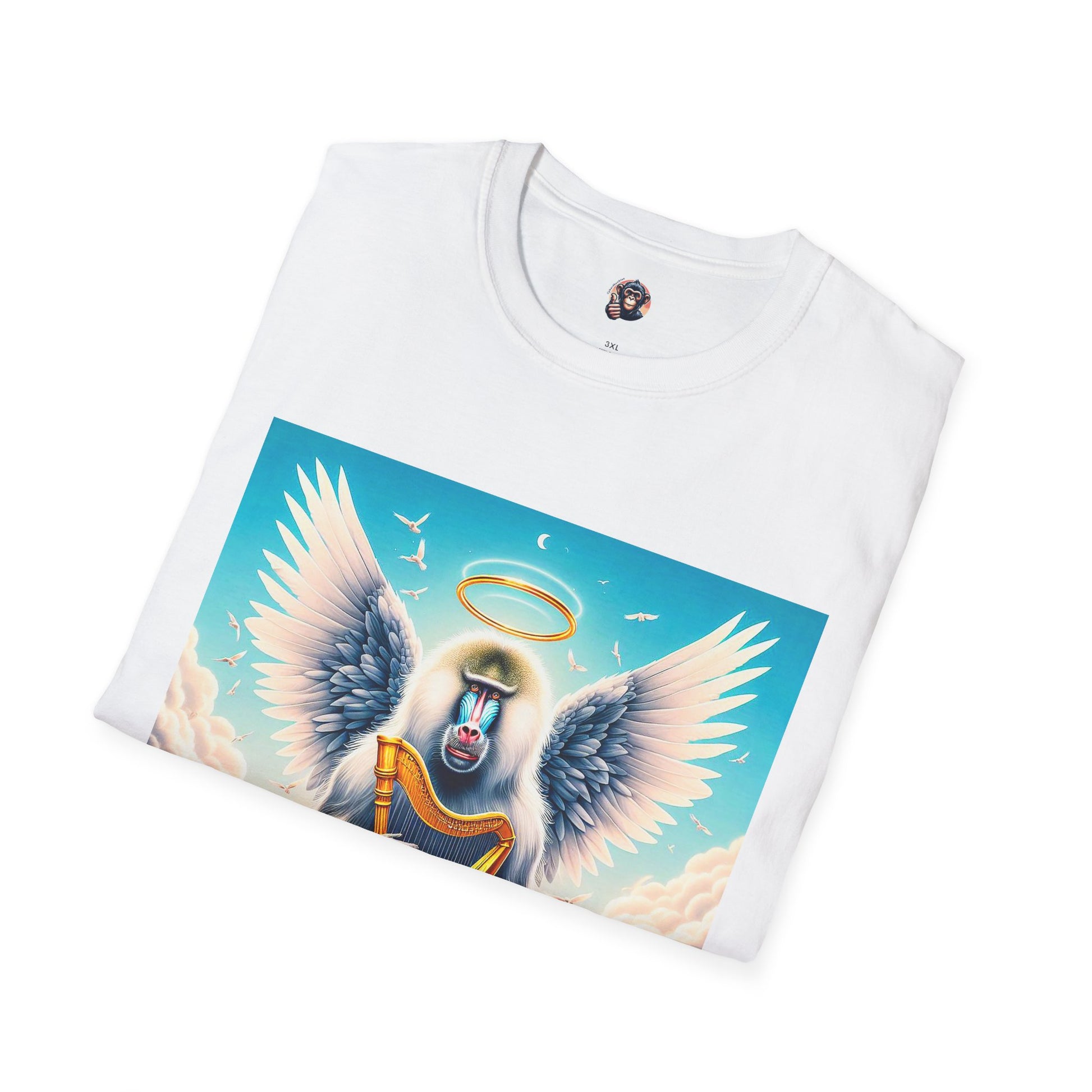Baboon harp T-Shirt Printify