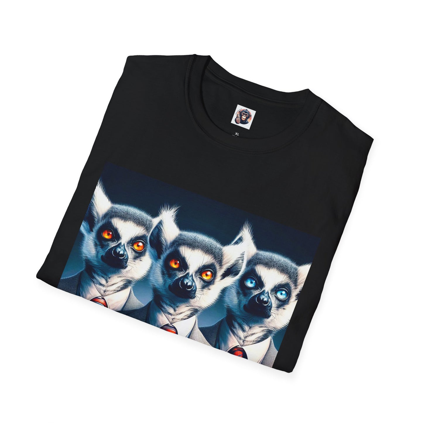Lemurs business man T-Shirt Printify