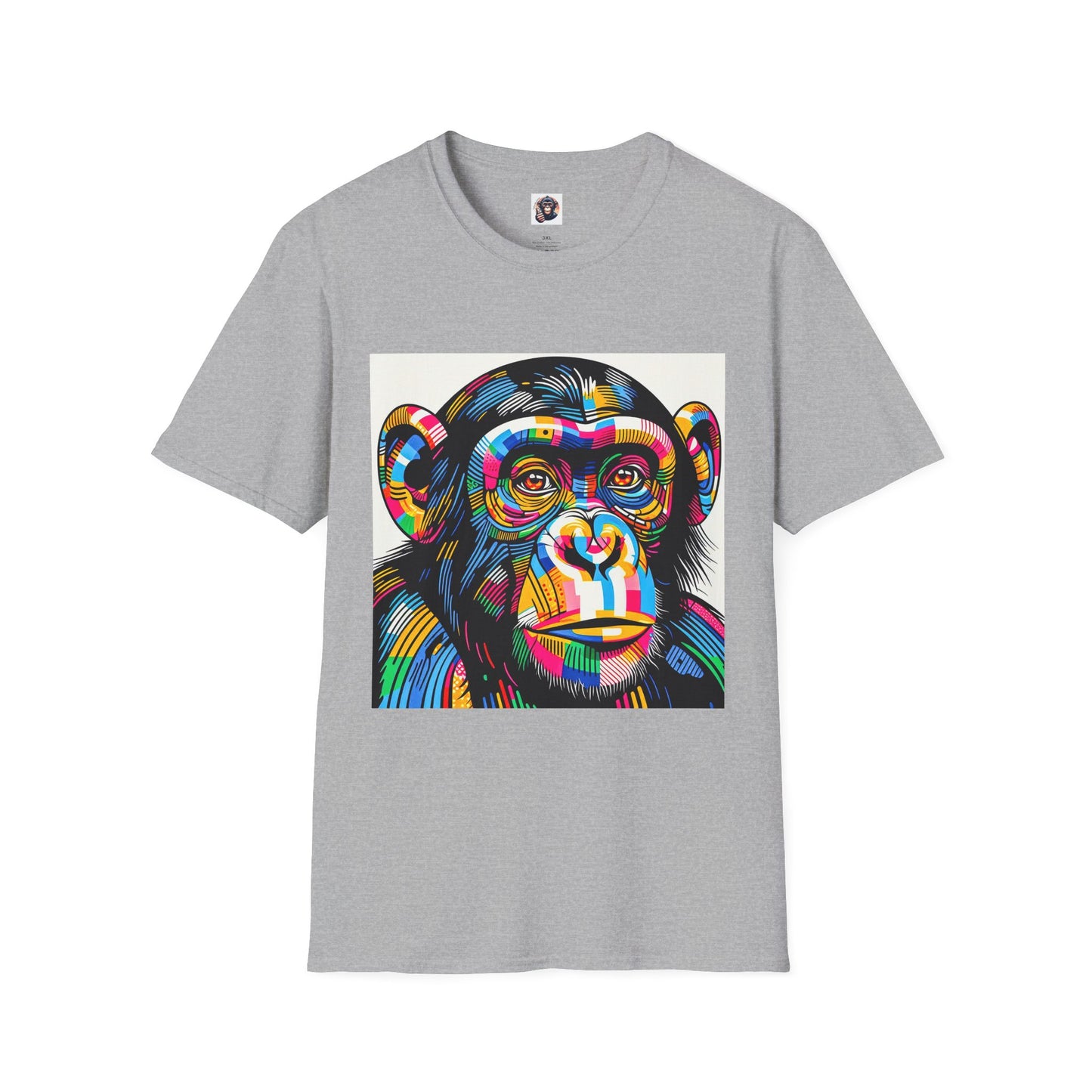 Bonobo colors T-Shirt Printify XS Sport Grey