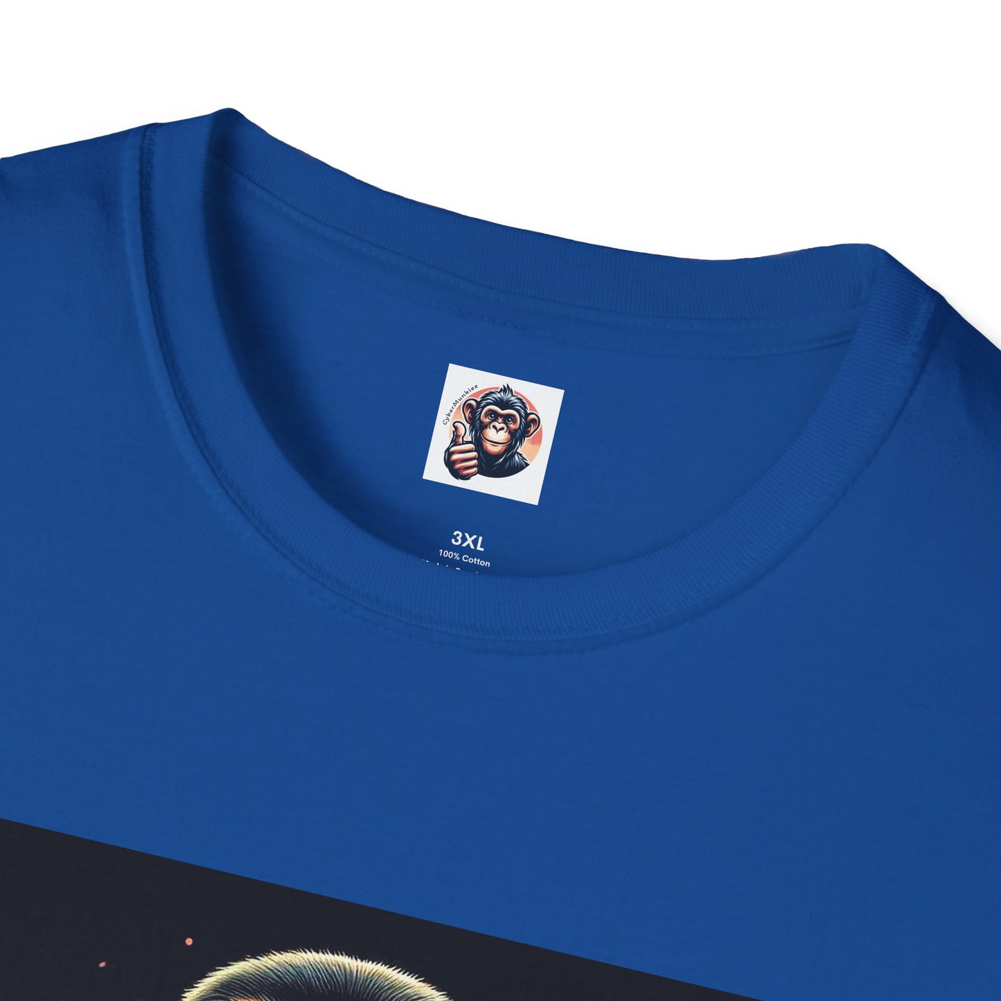 Capuchin Monkey tough muscle man shirt T-Shirt Printify