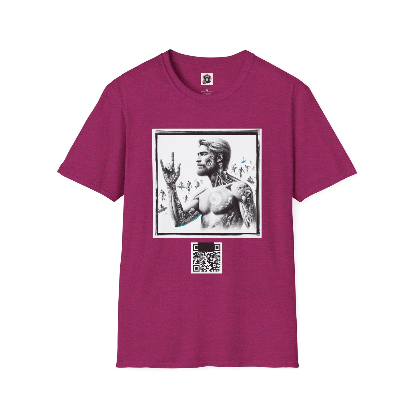 Mis·cel·la·ne·ous Designs Marketing surfs up T-Shirt Printify S Antique Heliconia