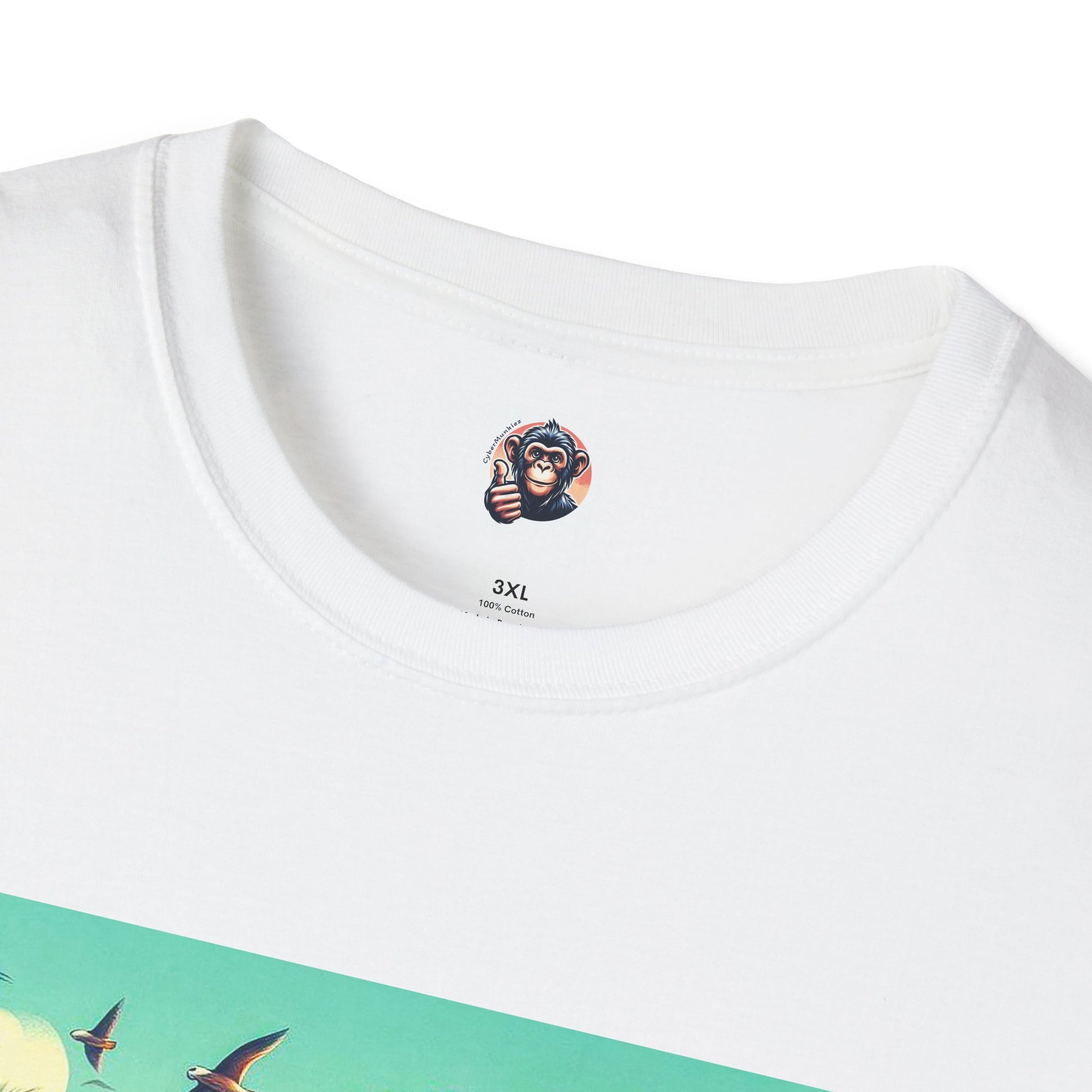 Orangutans surfing friends T-Shirt Printify