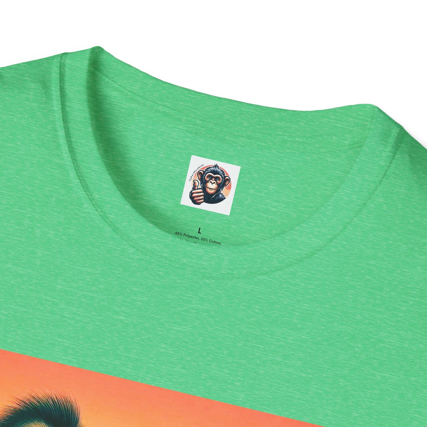 Wacky Baboon tiny car T-Shirt Printify