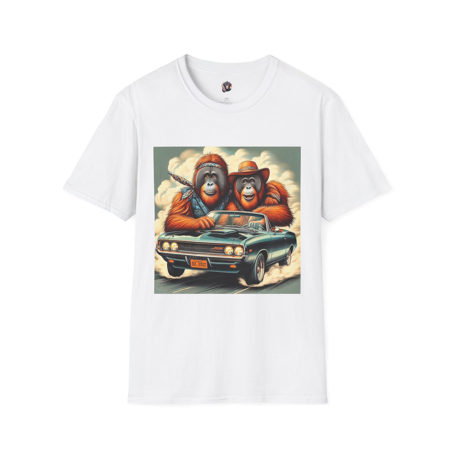 Wacky Orangutans T-Shirt Printify S White