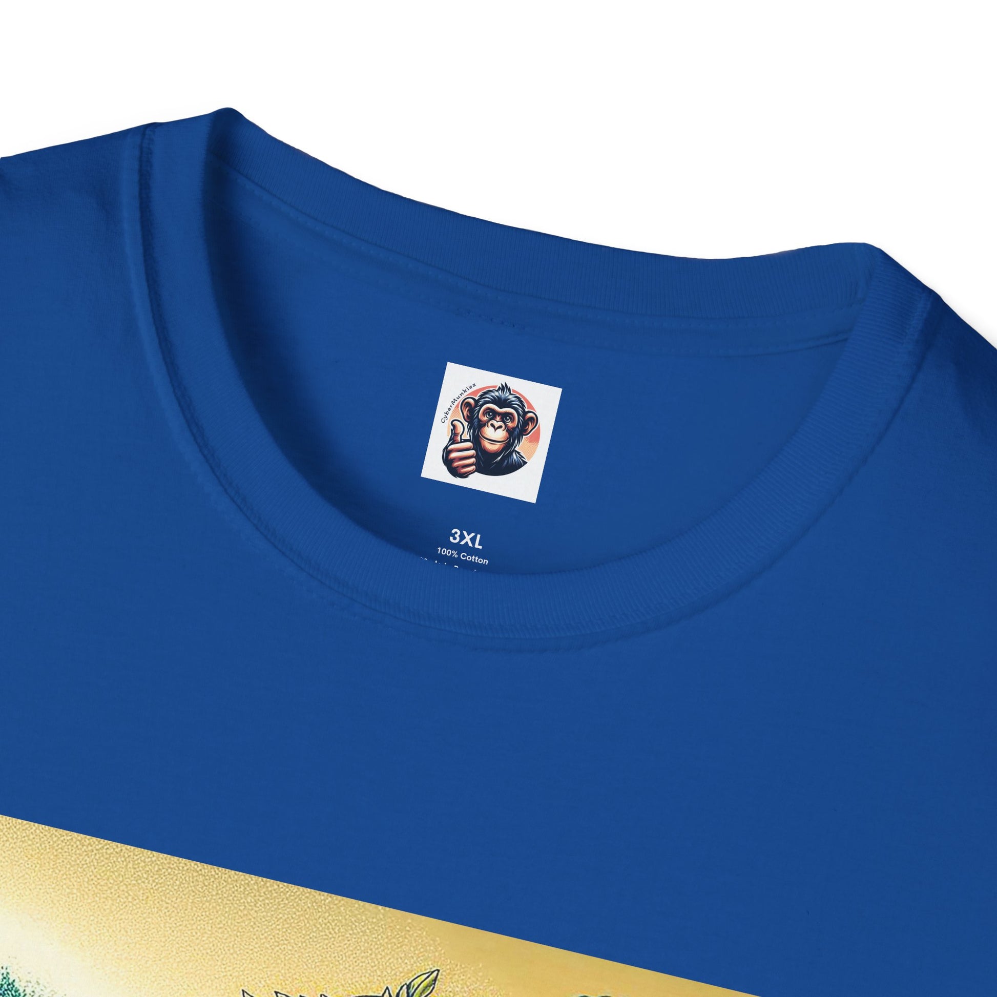 Chimp surfer girl T-Shirt Printify