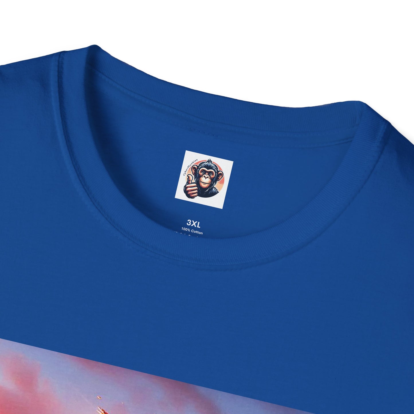 Wacky Lemurs hot air balloon T-Shirt Printify