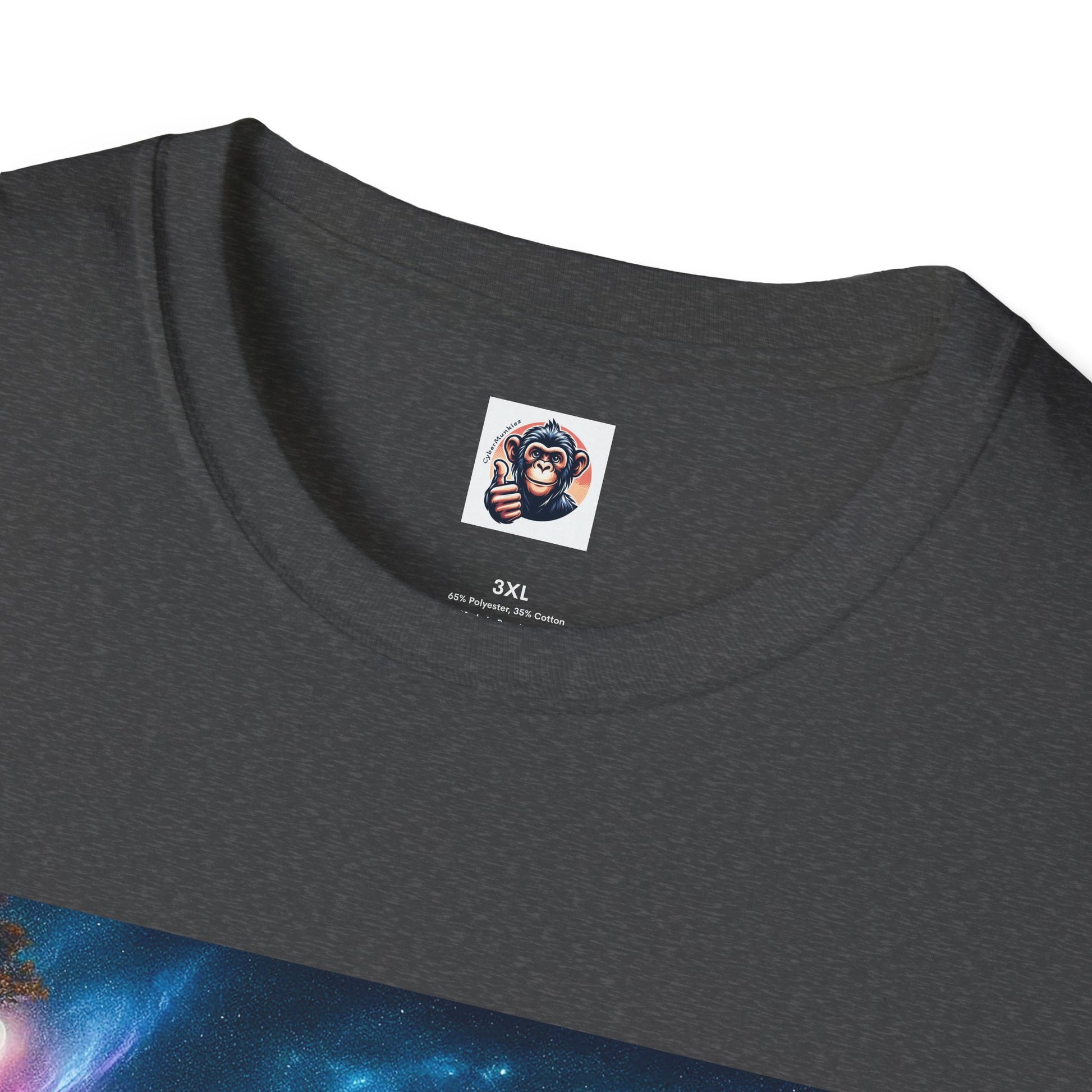 Bonobo twirling rainbow T-Shirt Printify