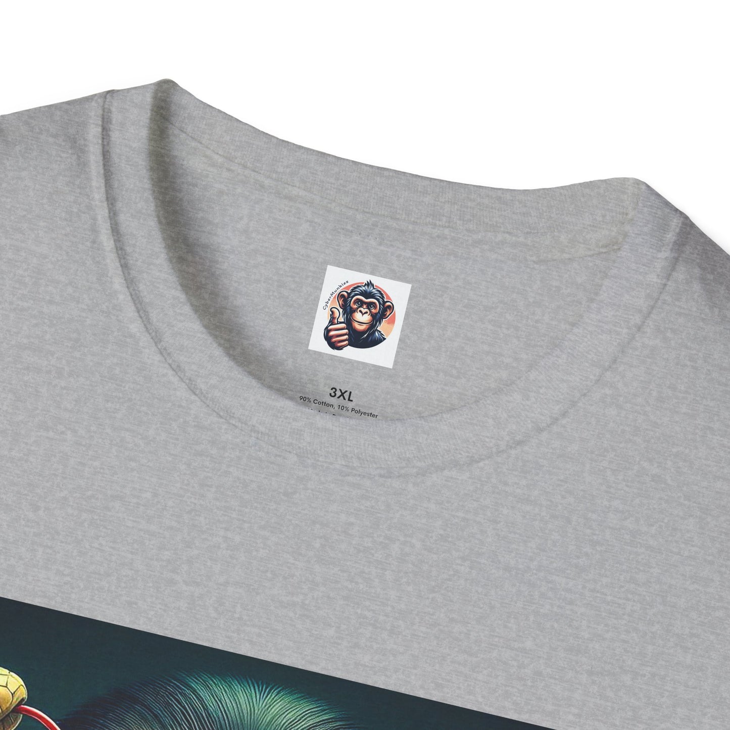 Capuchin Monkey scary snakes shirt T-Shirt Printify