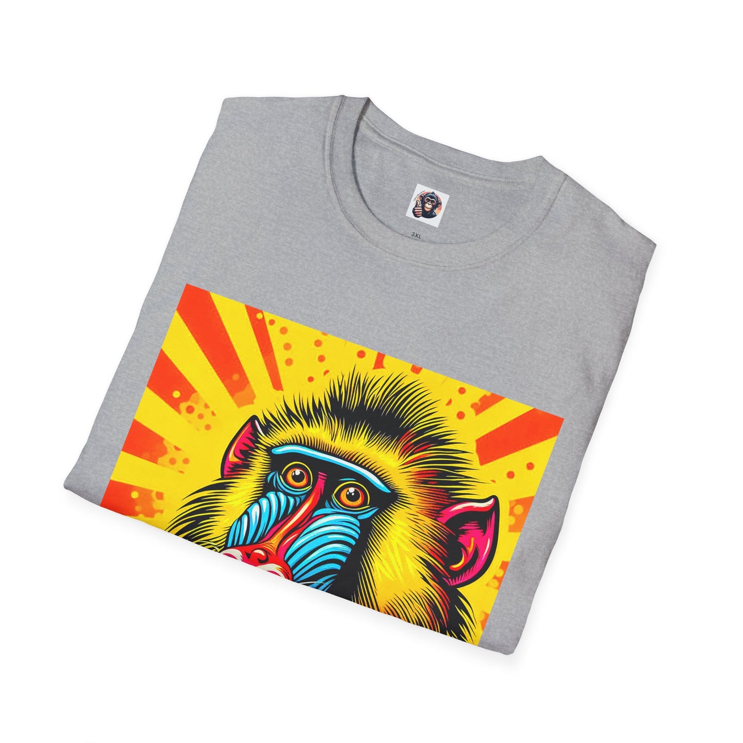 Baboon colors T-Shirt Printify
