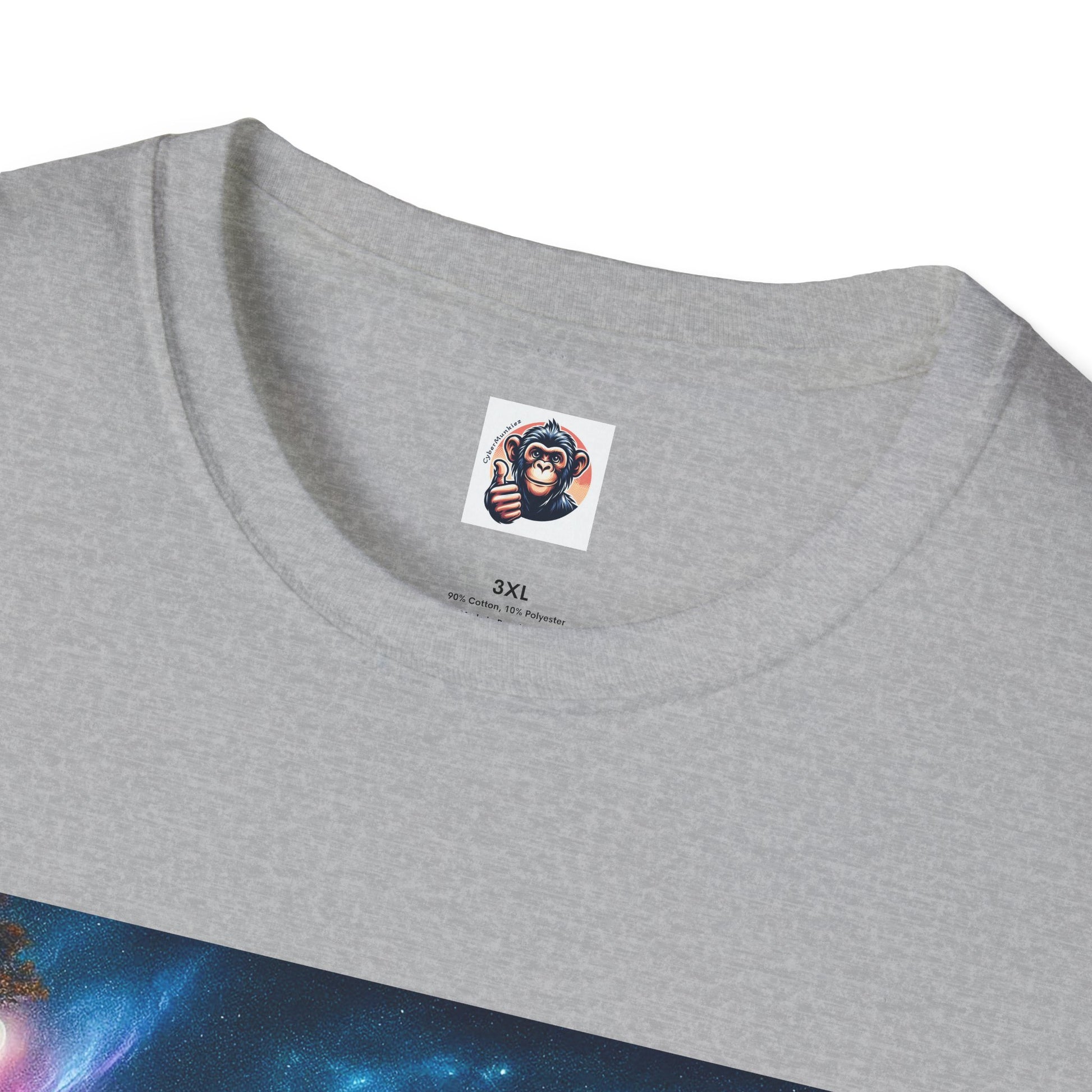 Bonobo twirling rainbow T-Shirt Printify