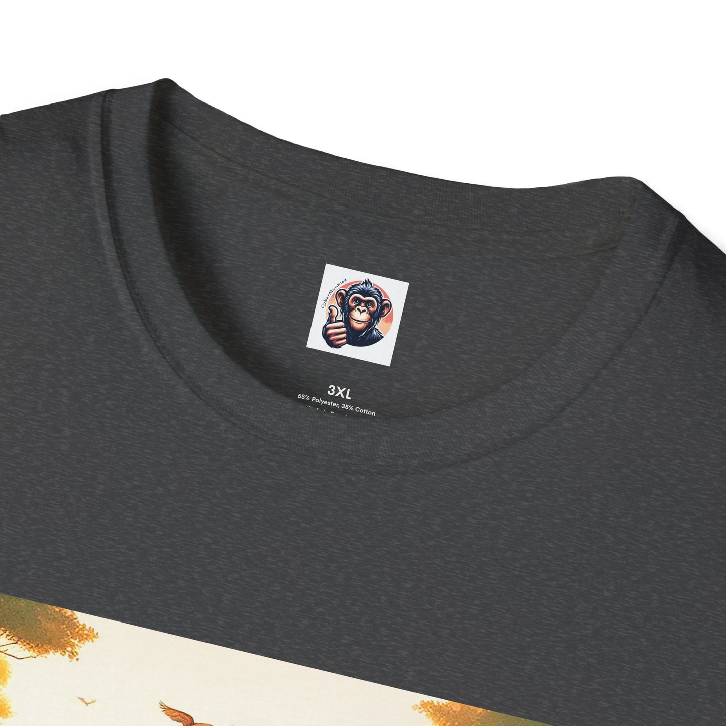 Wacky Orangutans red car T-Shirt Printify