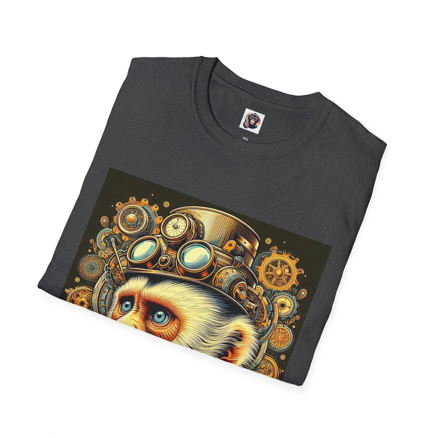 Steam punk Capuchin Monkey T-Shirt Printify