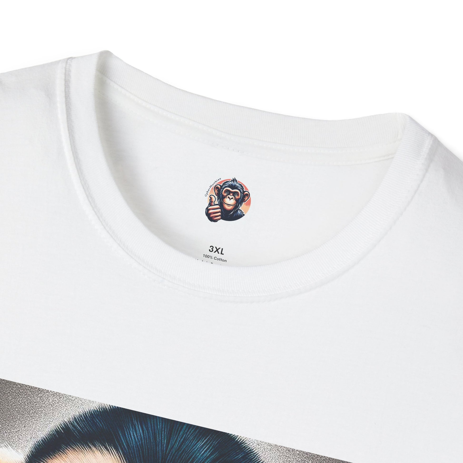 Capuchin Monkey rough muscles T-Shirt Printify