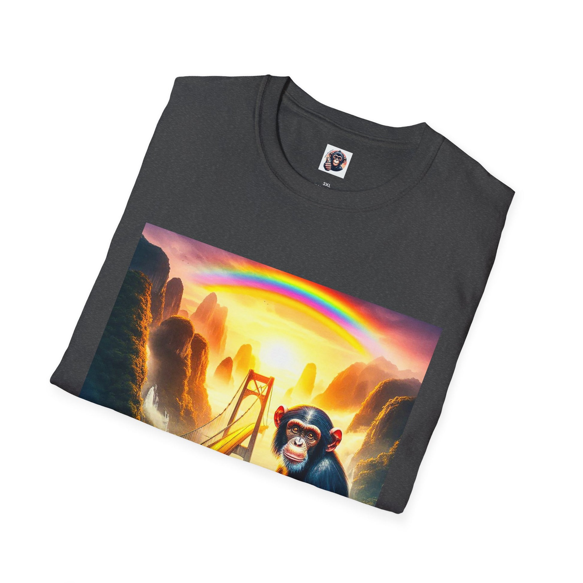 Chimp pretty sunset T-Shirt Printify