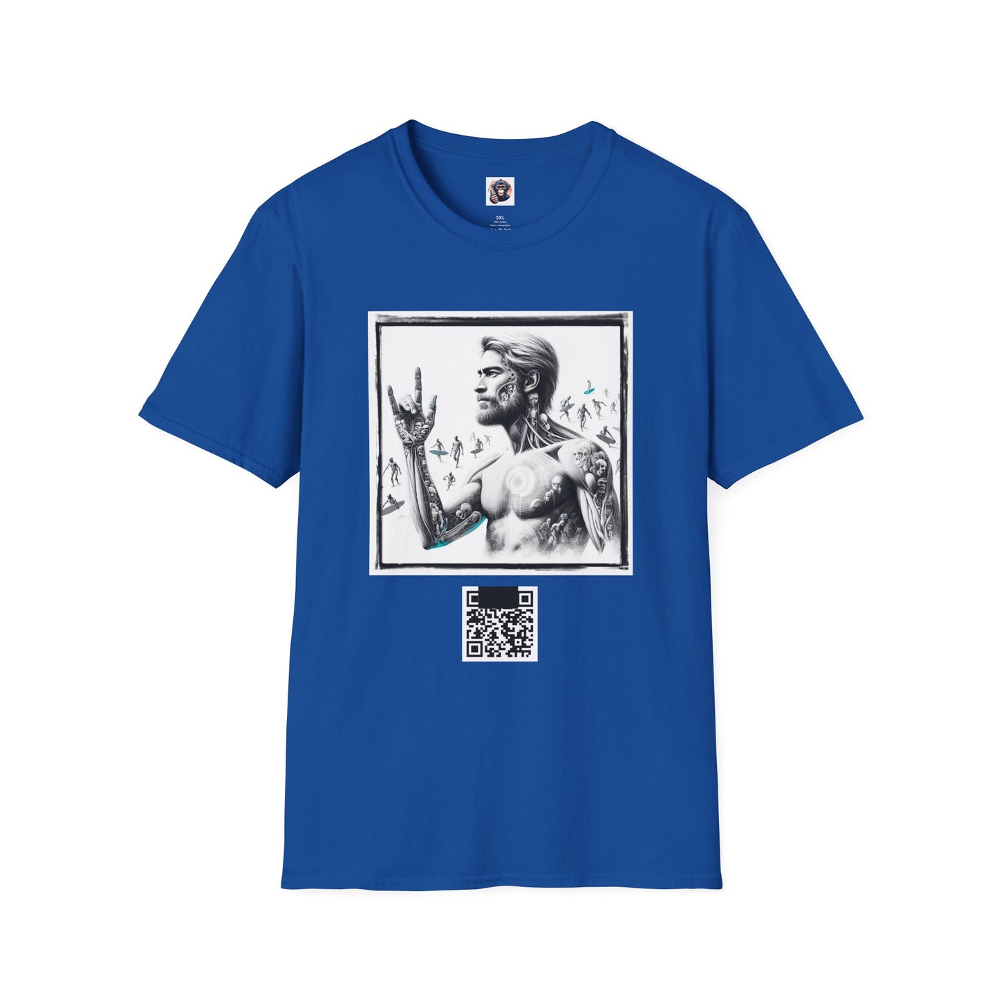 Mis·cel·la·ne·ous Designs Marketing surfs up T-Shirt Printify XS Royal