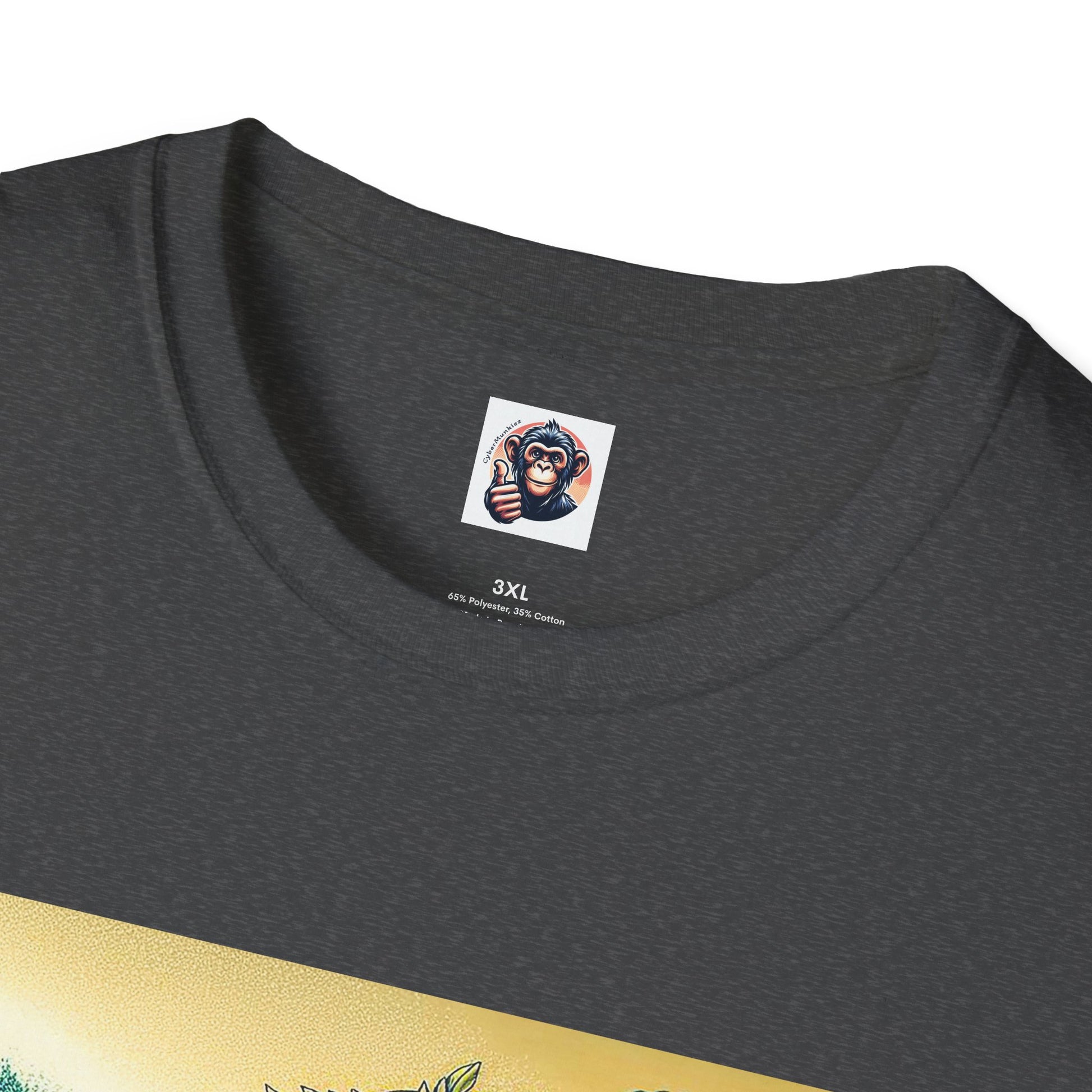 Chimp surfer girl T-Shirt Printify