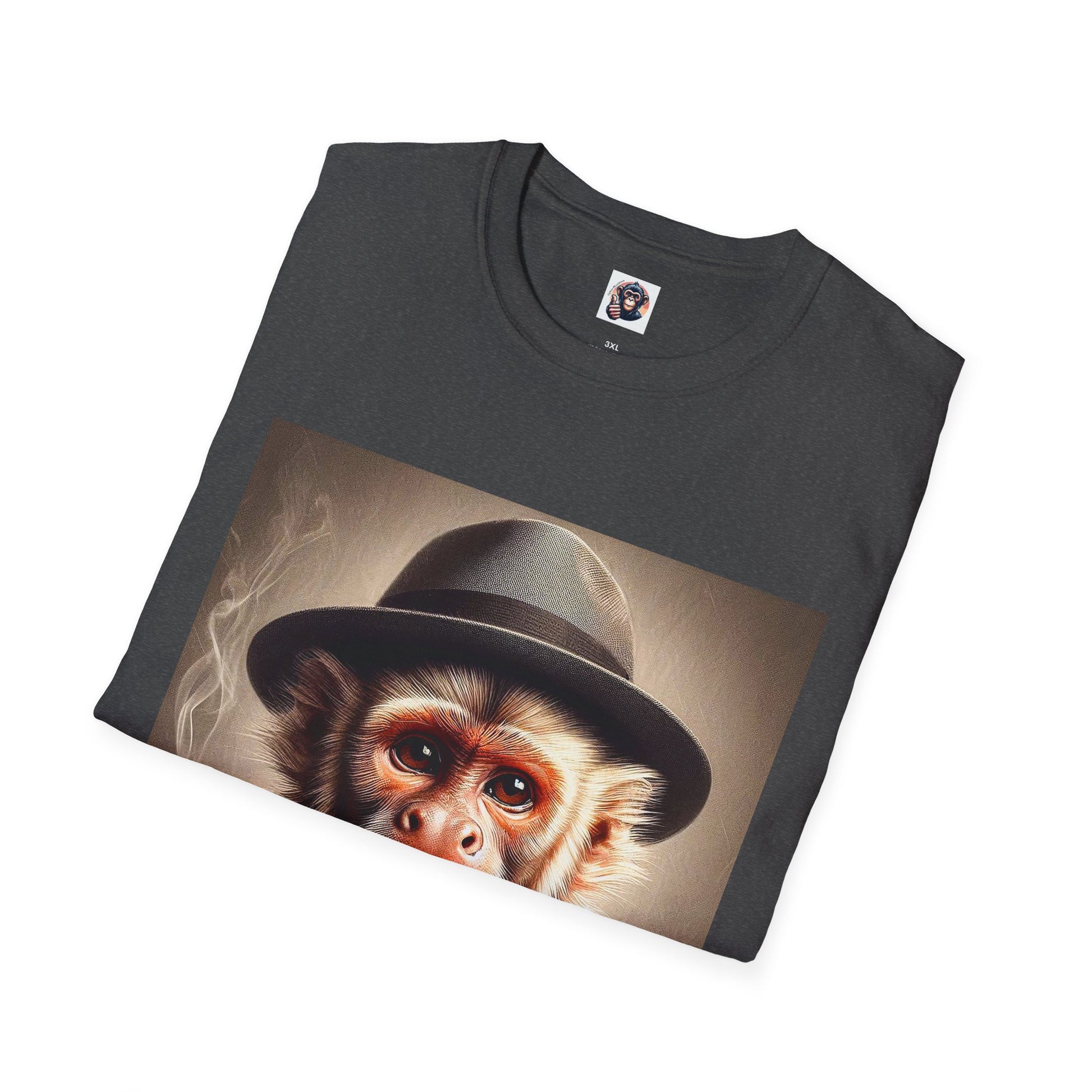 Capuchin Monkey suit and tie shirt T-Shirt Printify