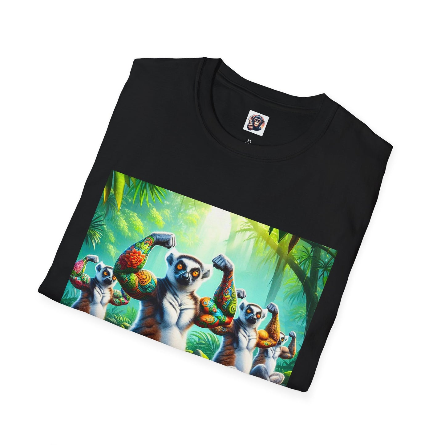 Lemurs yoga T-Shirt Printify
