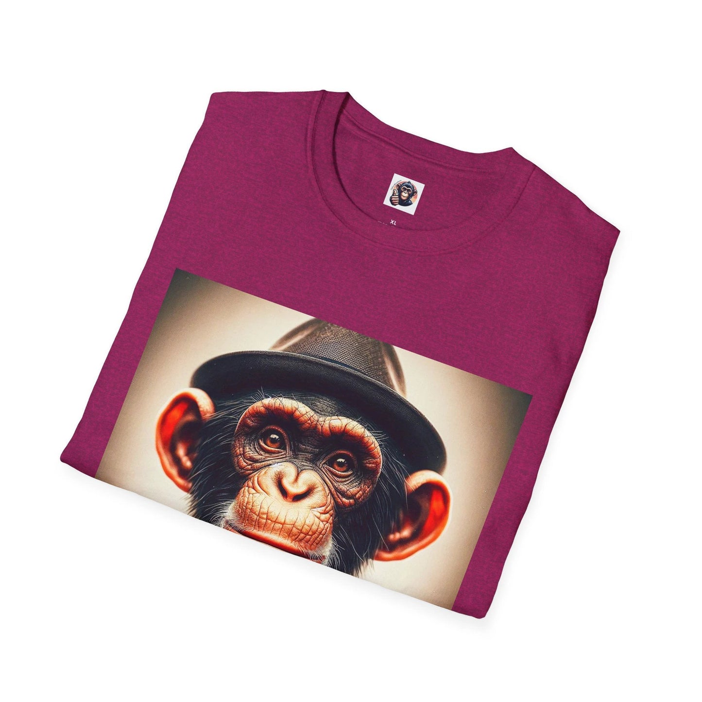 Chimp hat and tie by Printify