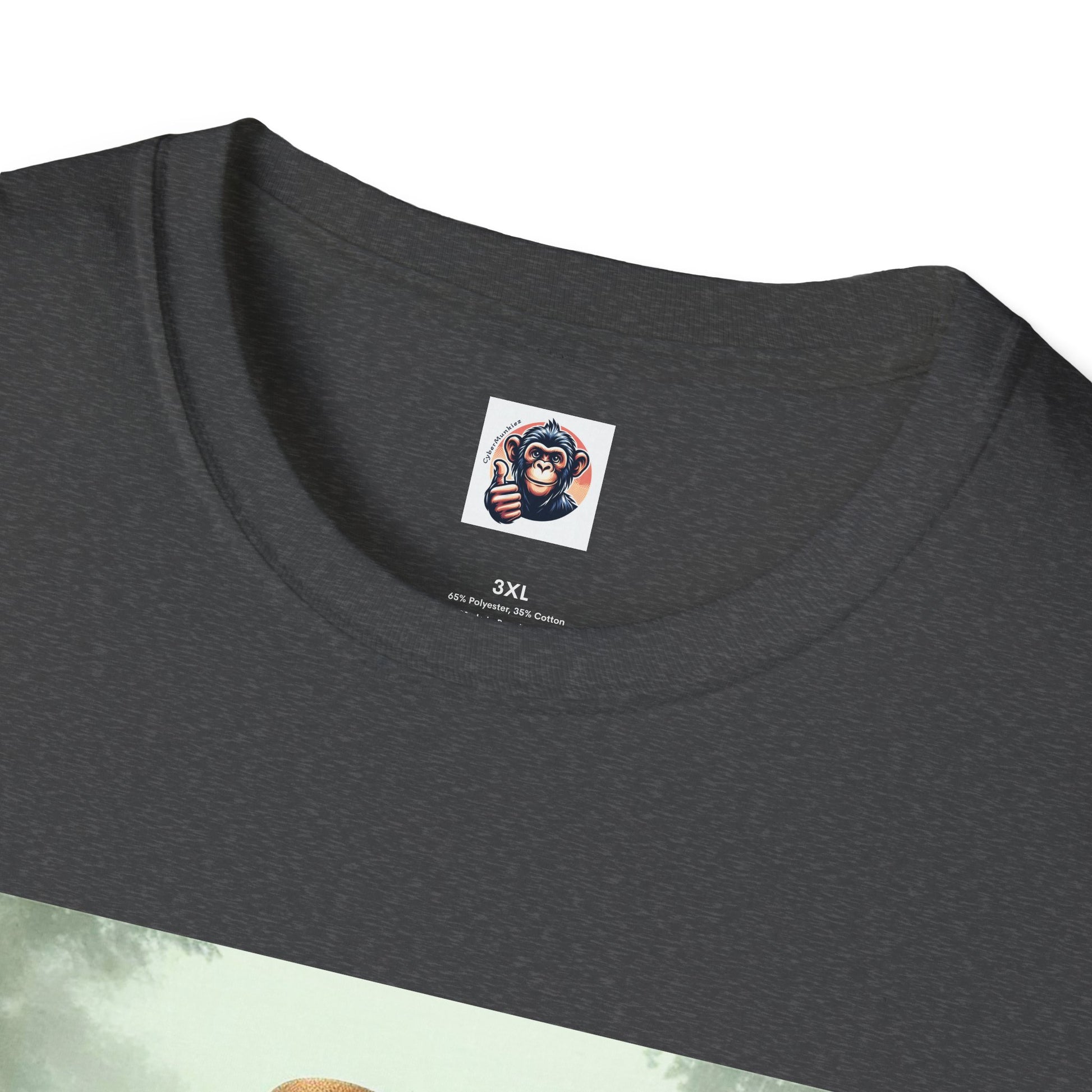 Capuchin Monkey couple driving shirt T-Shirt Printify