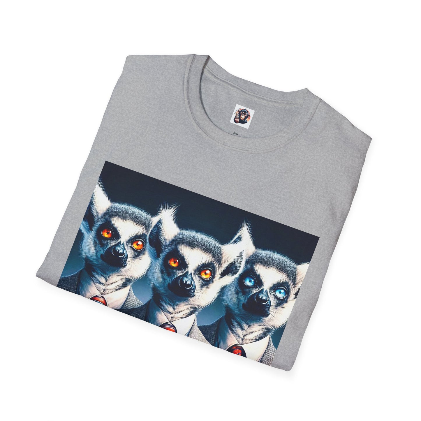 Lemurs business man T-Shirt Printify