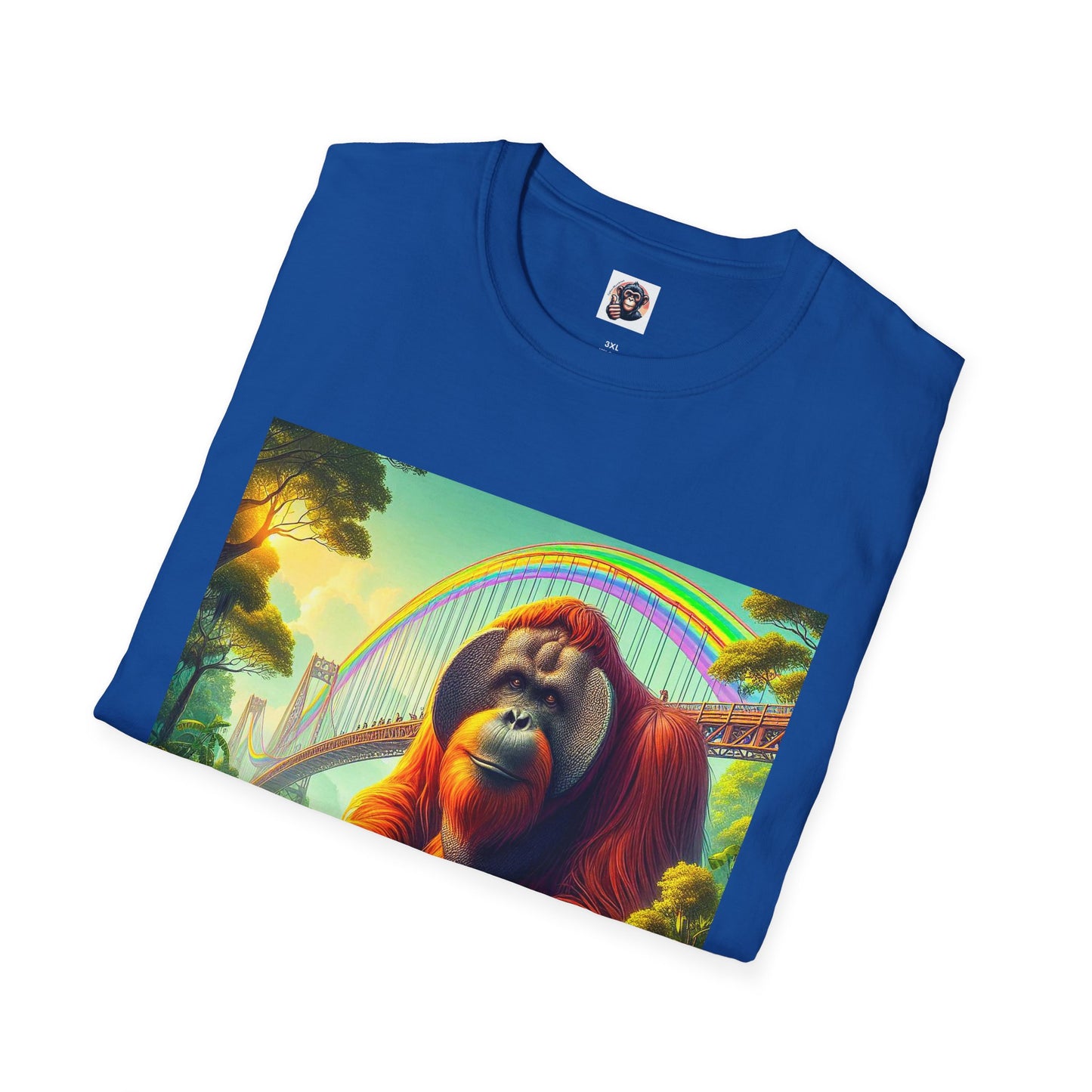 Orangutans rainbow bridge T-Shirt Printify