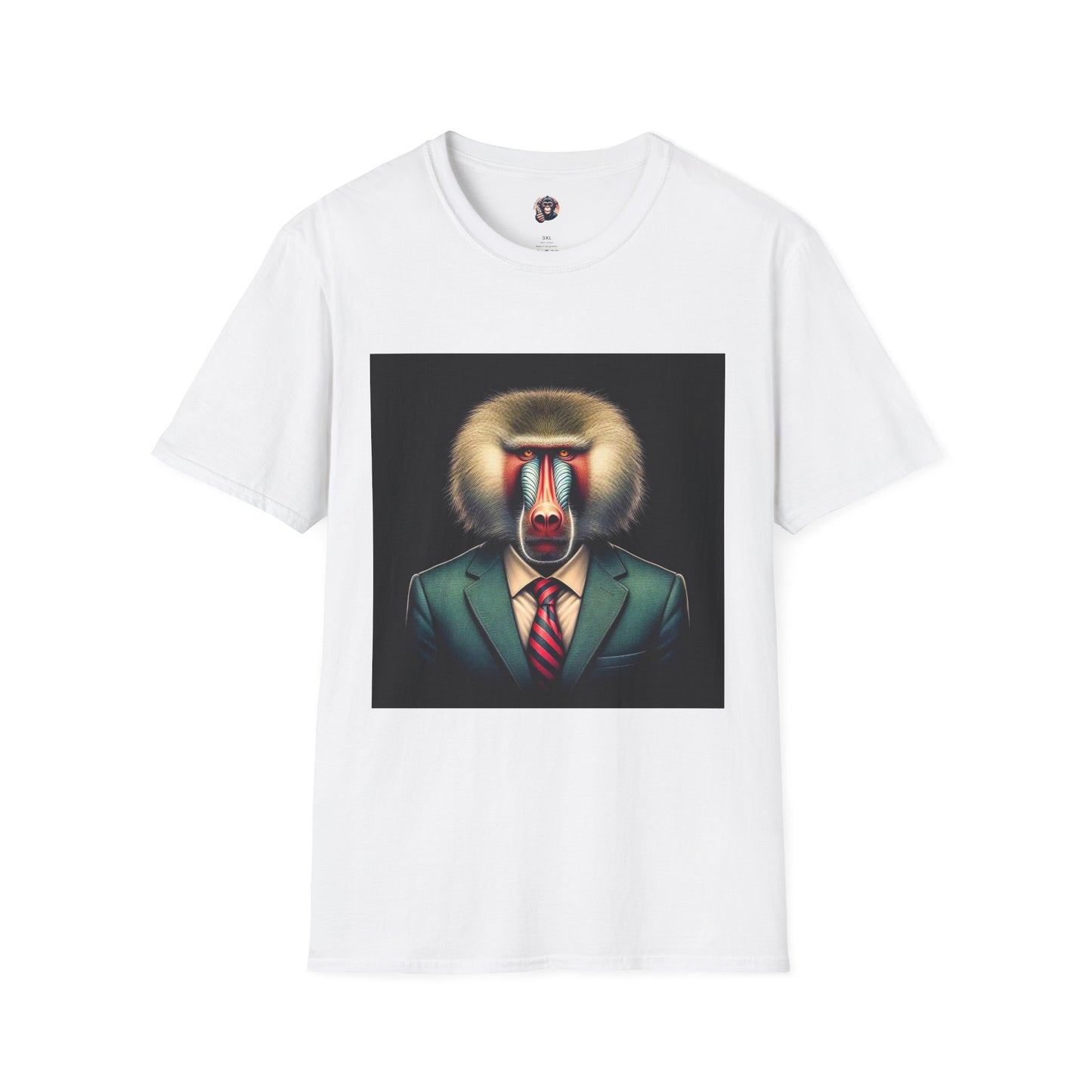 Baboon business professionals T-Shirt Printify S White