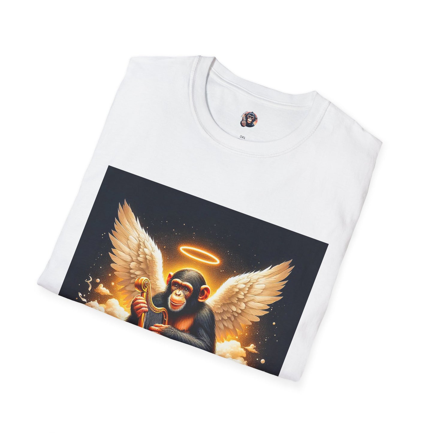 Chimp Angel T-Shirt Printify