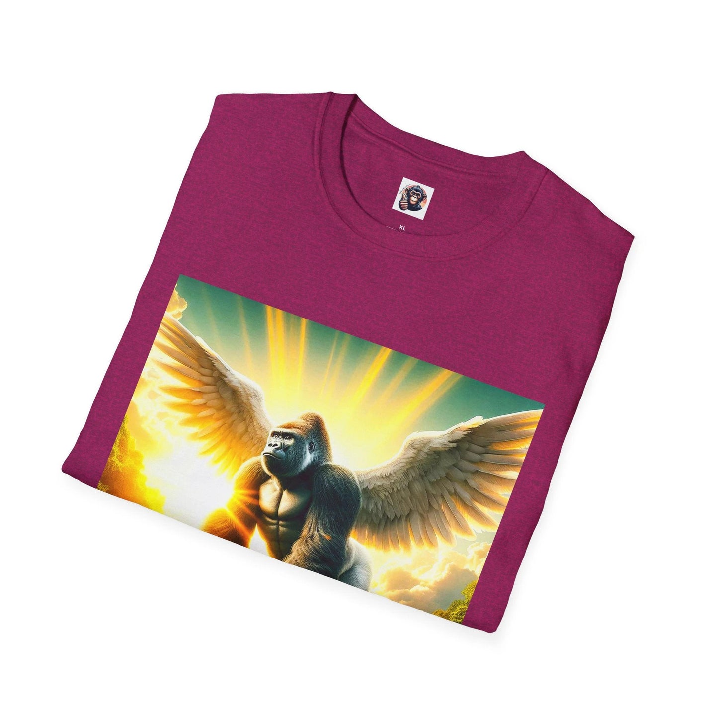Gorilla flying by Printify