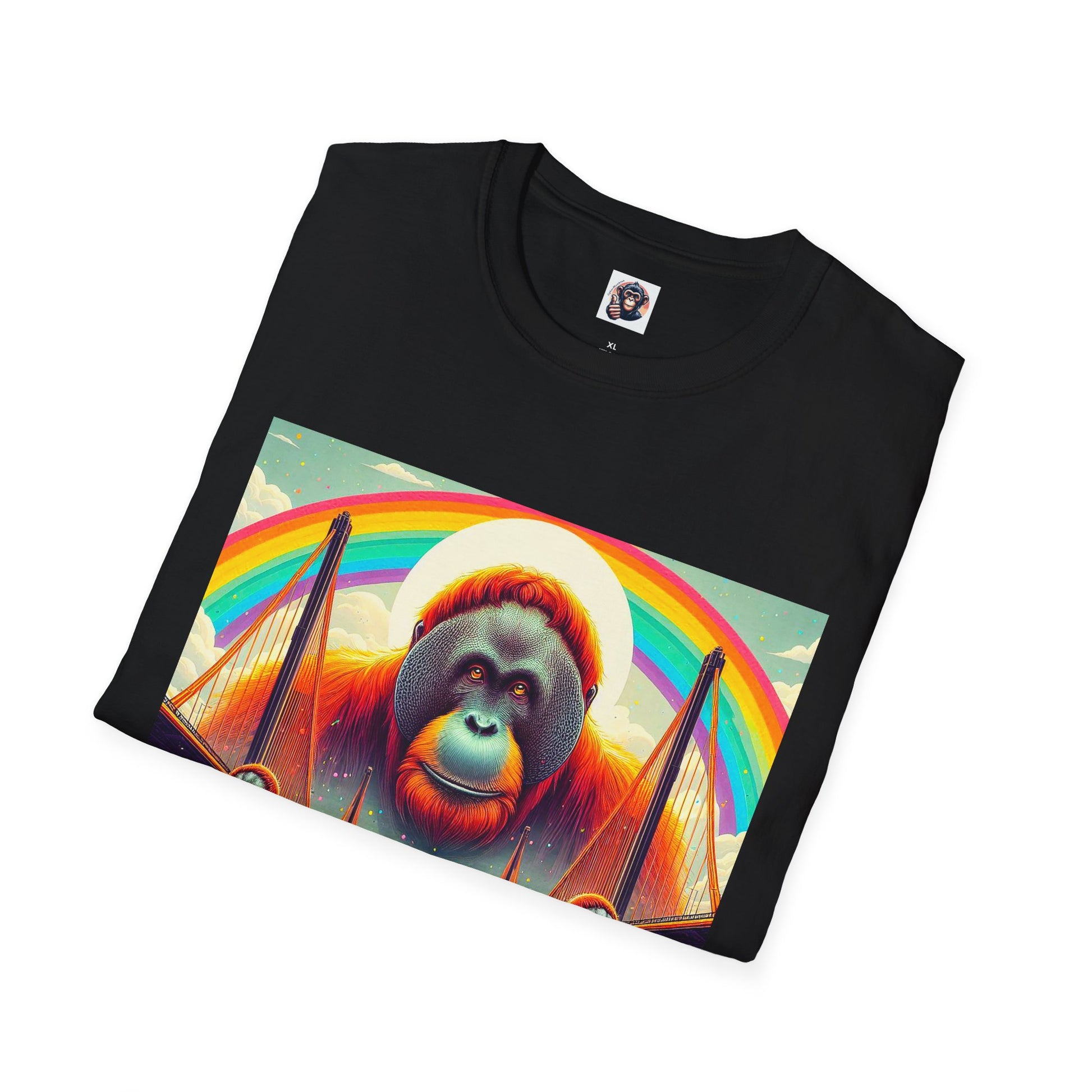 Orangutans rainbow T-Shirt Printify