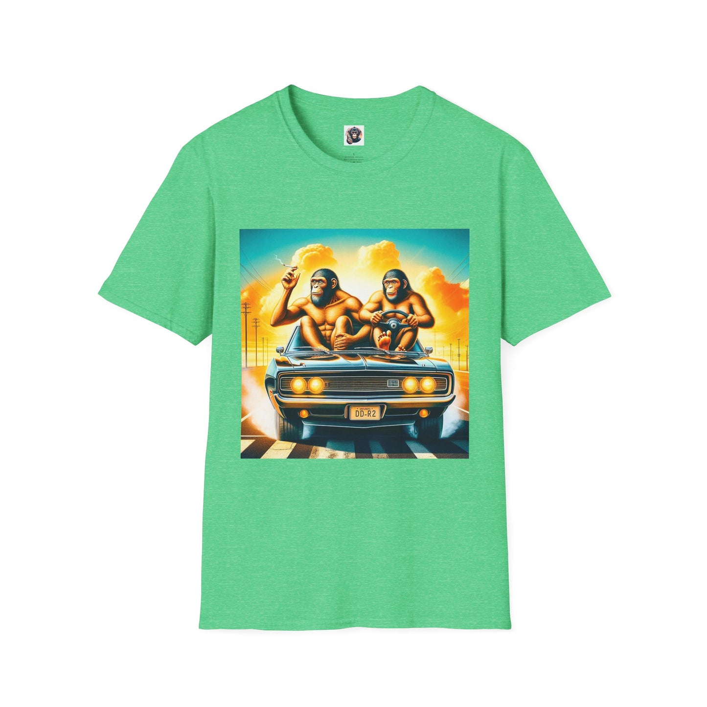 Wacky Homo Sapiens T-Shirt Printify S Heather Irish Green